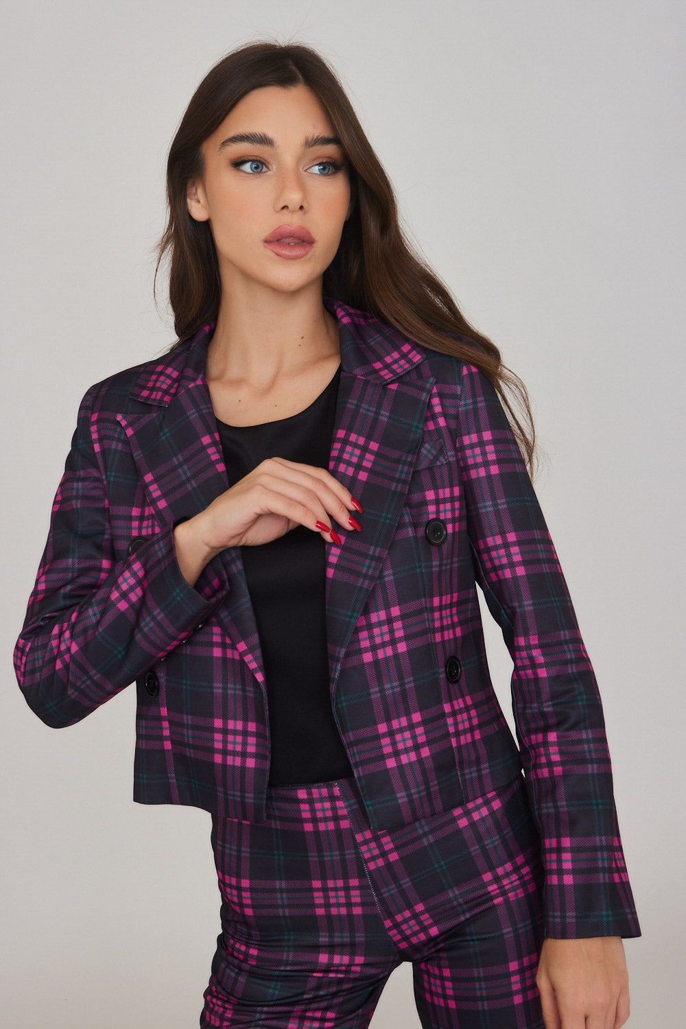 ז'קט משבצות