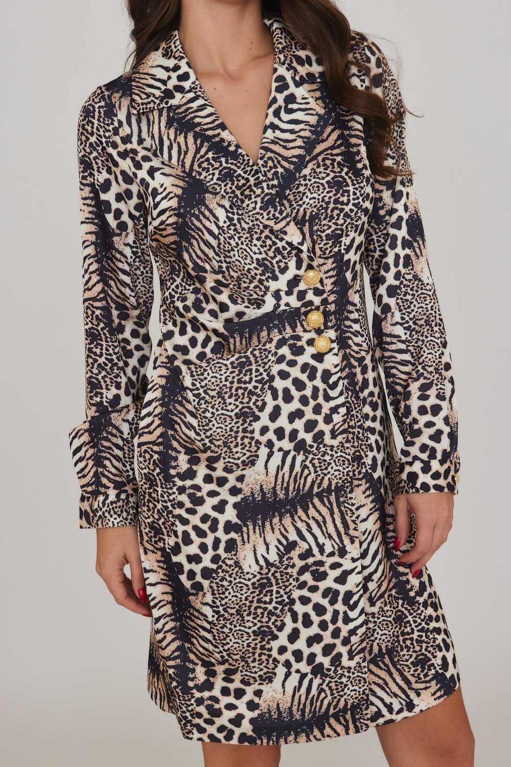 שמלה מנומרת