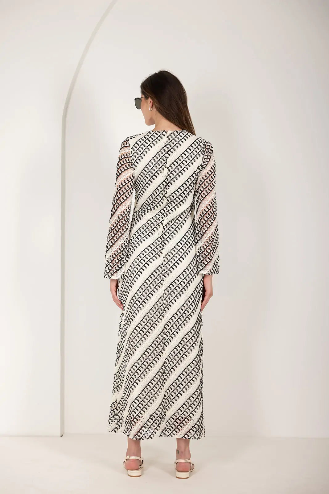 שמלת מקסי קרושה אלכסון