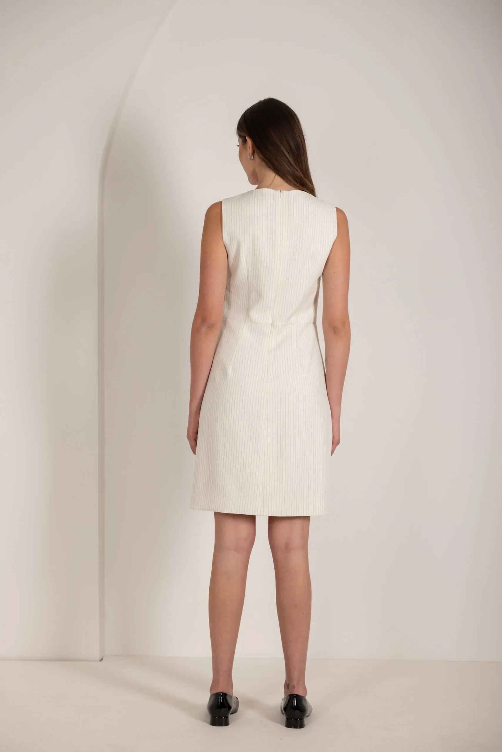 שמלת פסים בגזרת A