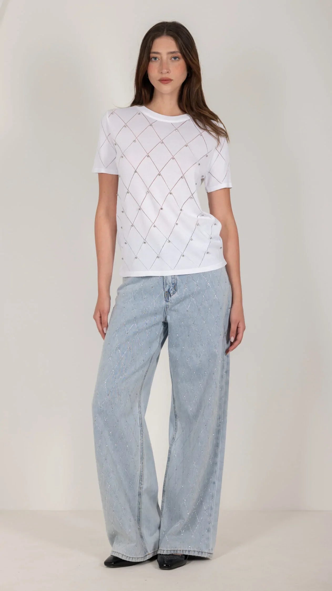 סריג מעויינים יהלומים