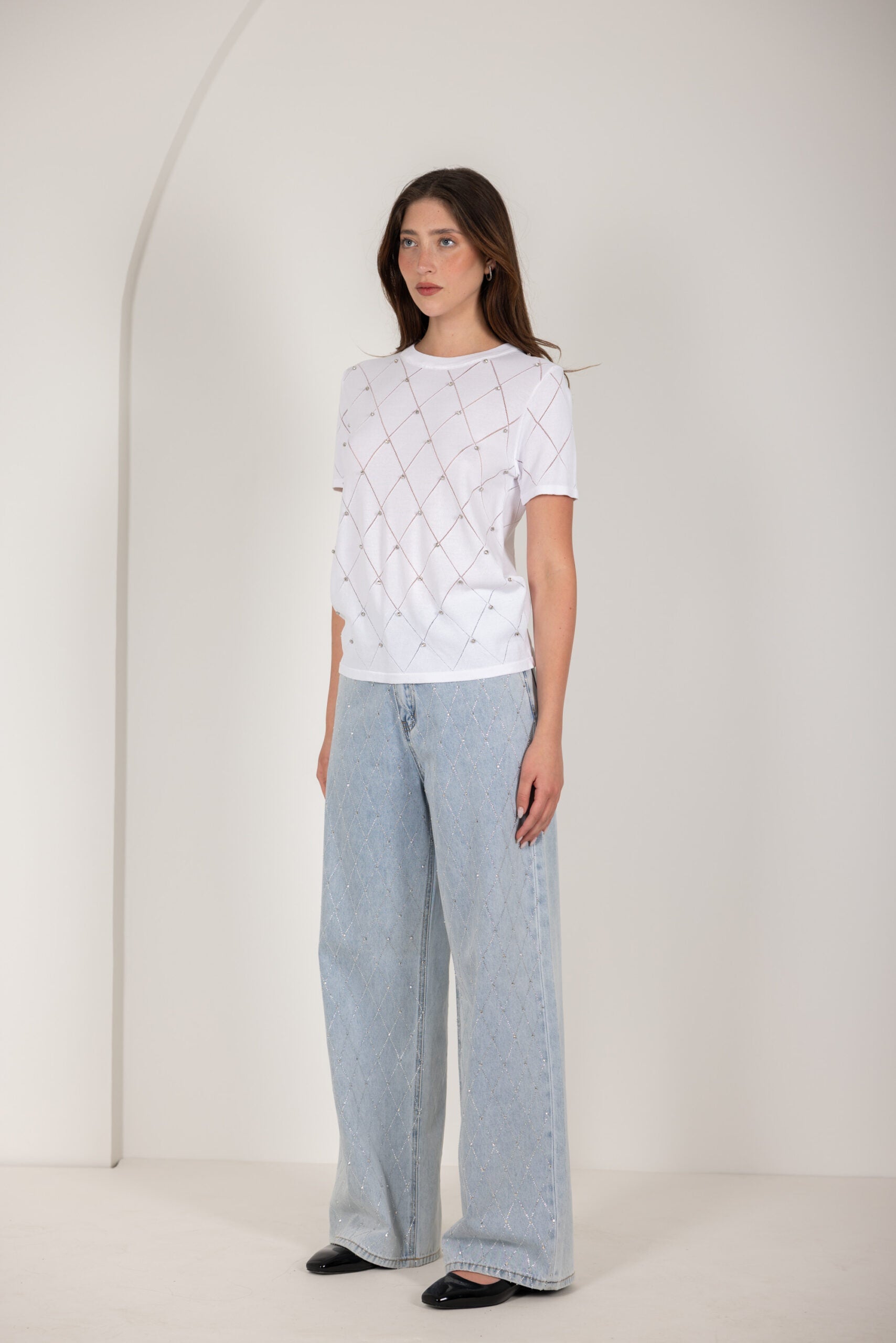 סריג מעויינים יהלומים