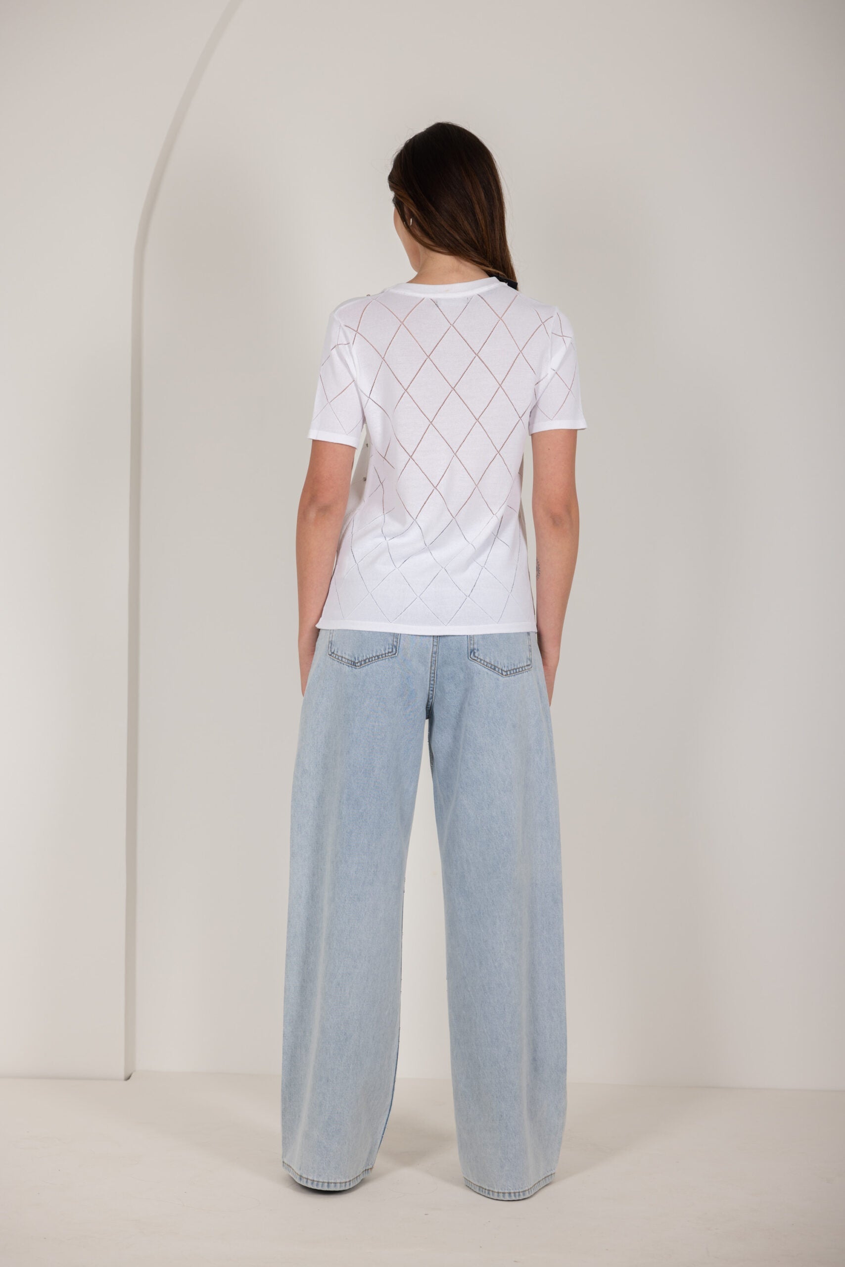 סריג מעויינים יהלומים