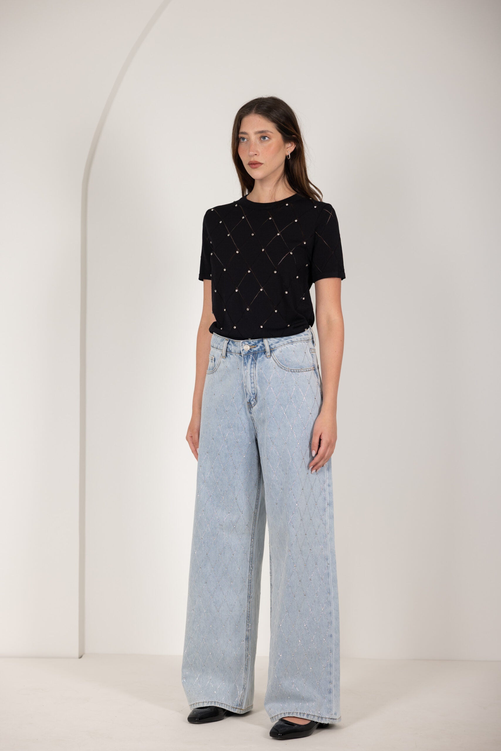 סריג מעויינים יהלומים