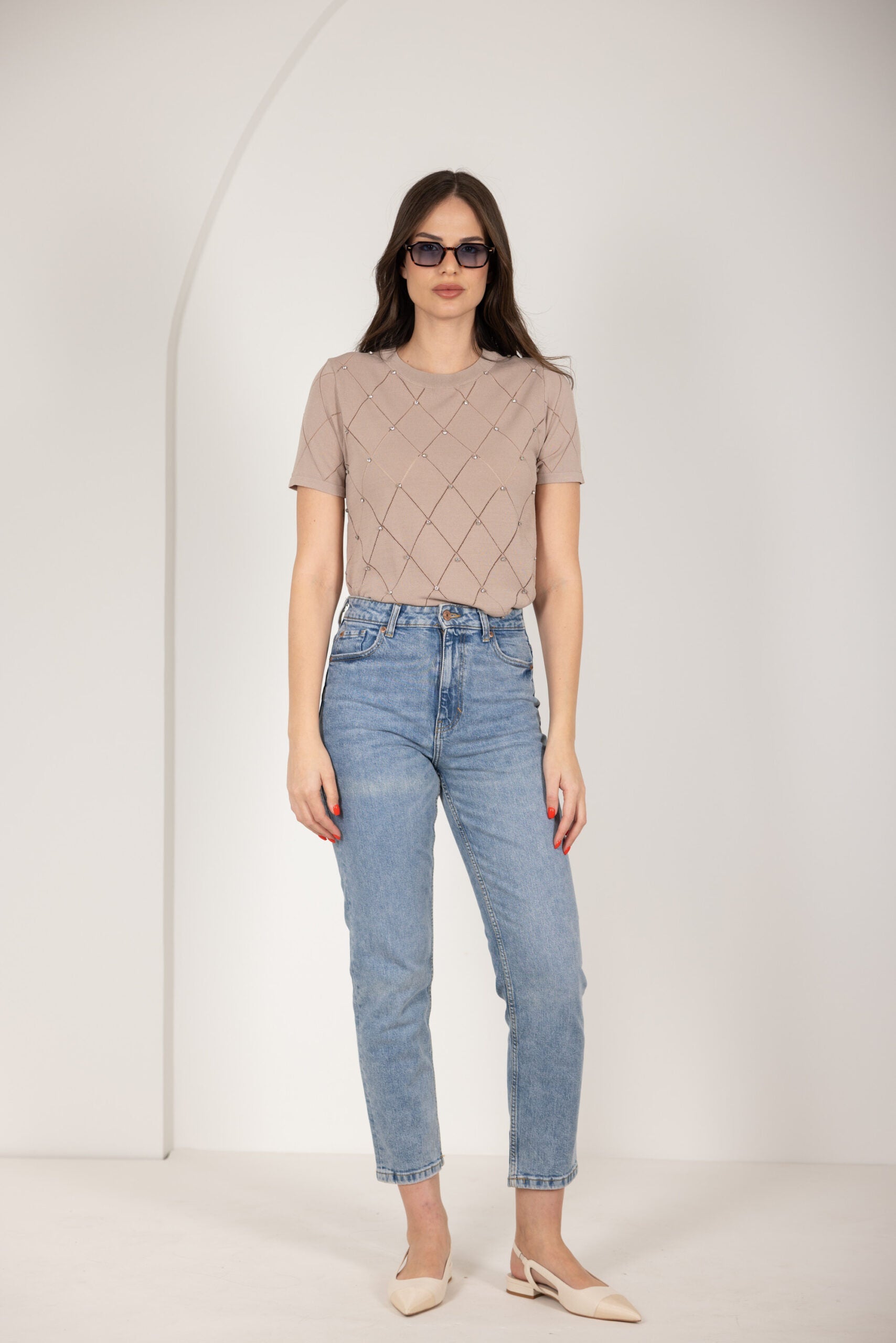 סריג מעויינים יהלומים