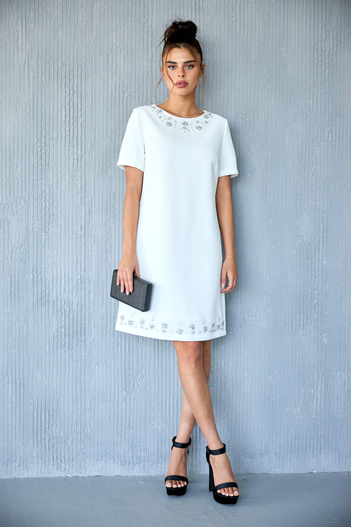 שמלת שיפט יהלומים