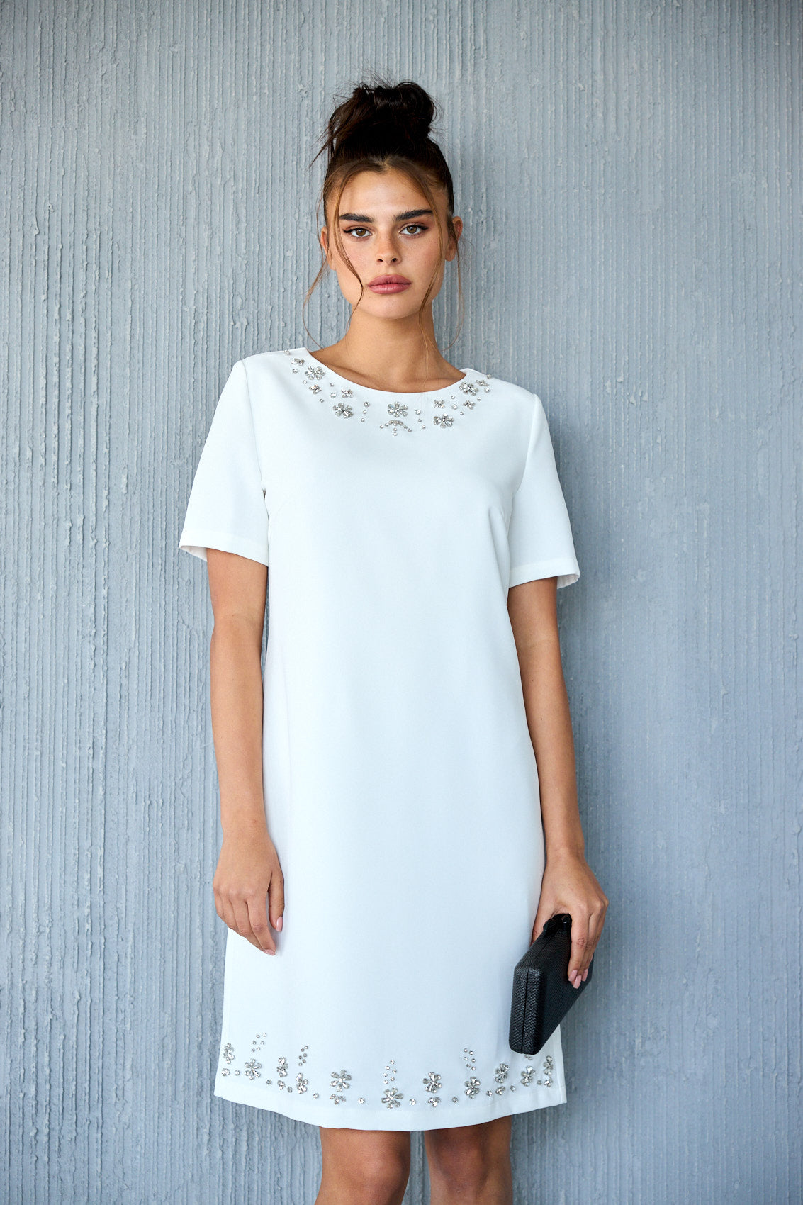 שמלת שיפט יהלומים