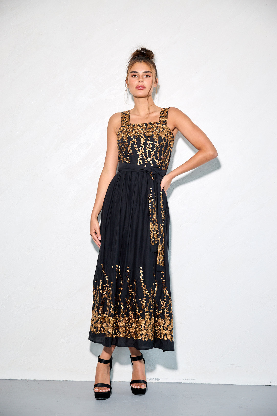 שמלת מקסי פרחים