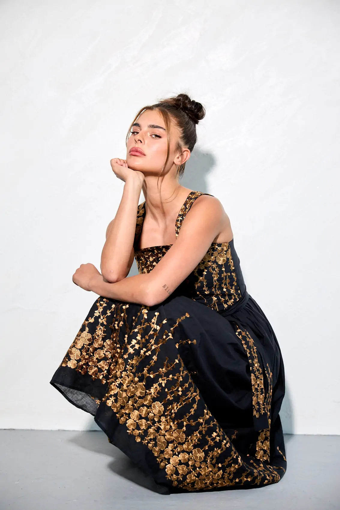 שמלת מקסי פרחים