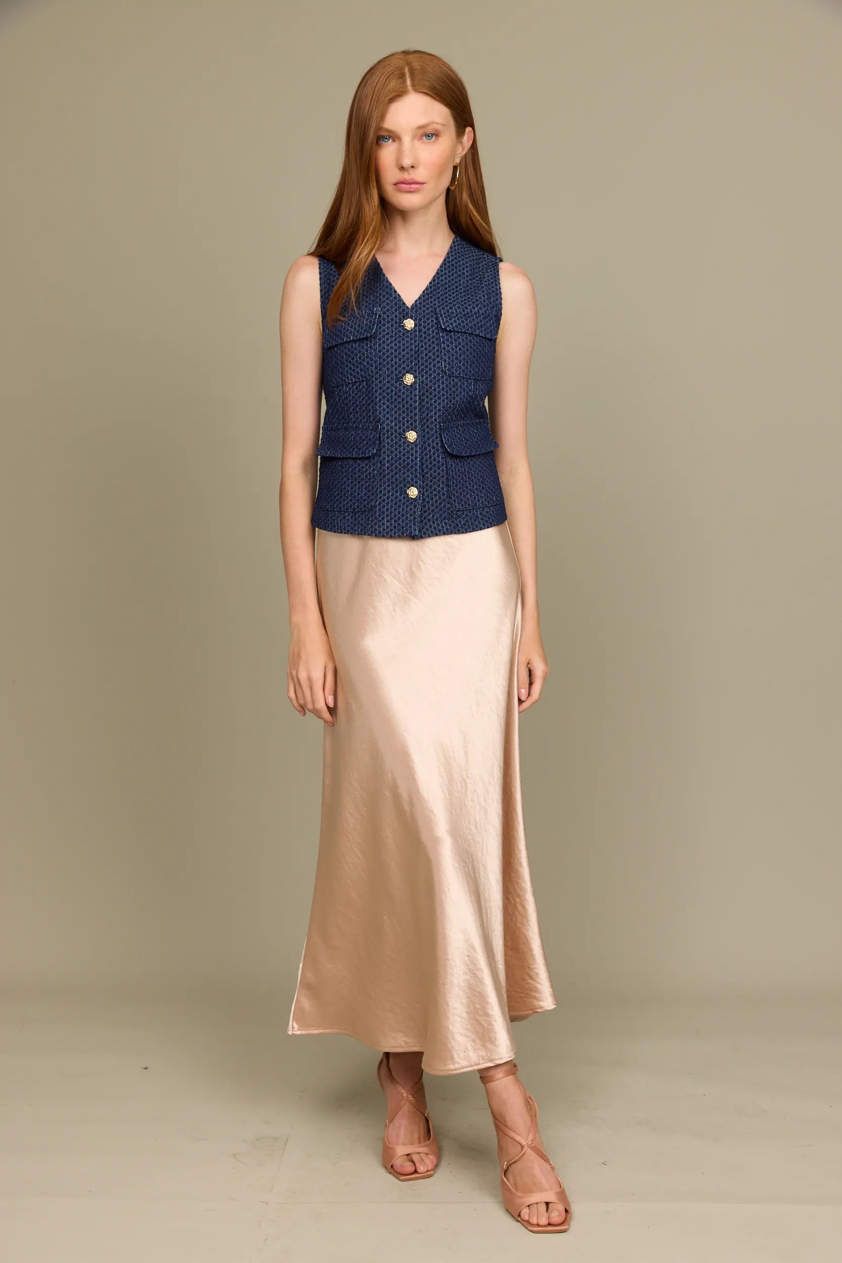 חצאית מקסי גזרת A