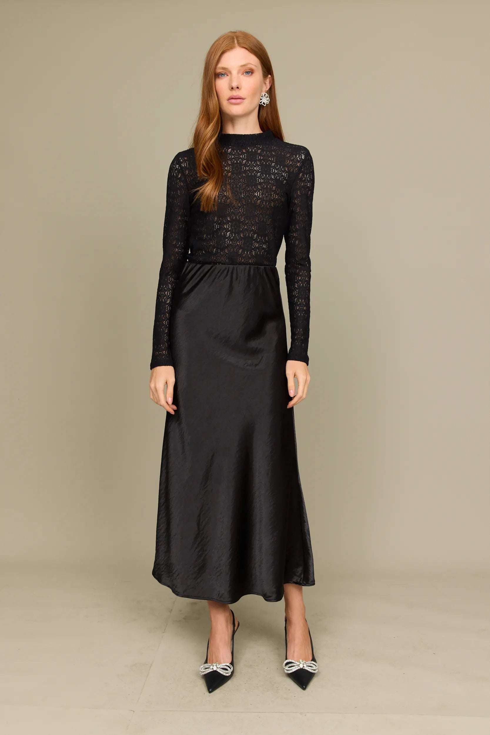 חולצת תחרה סריג גולף