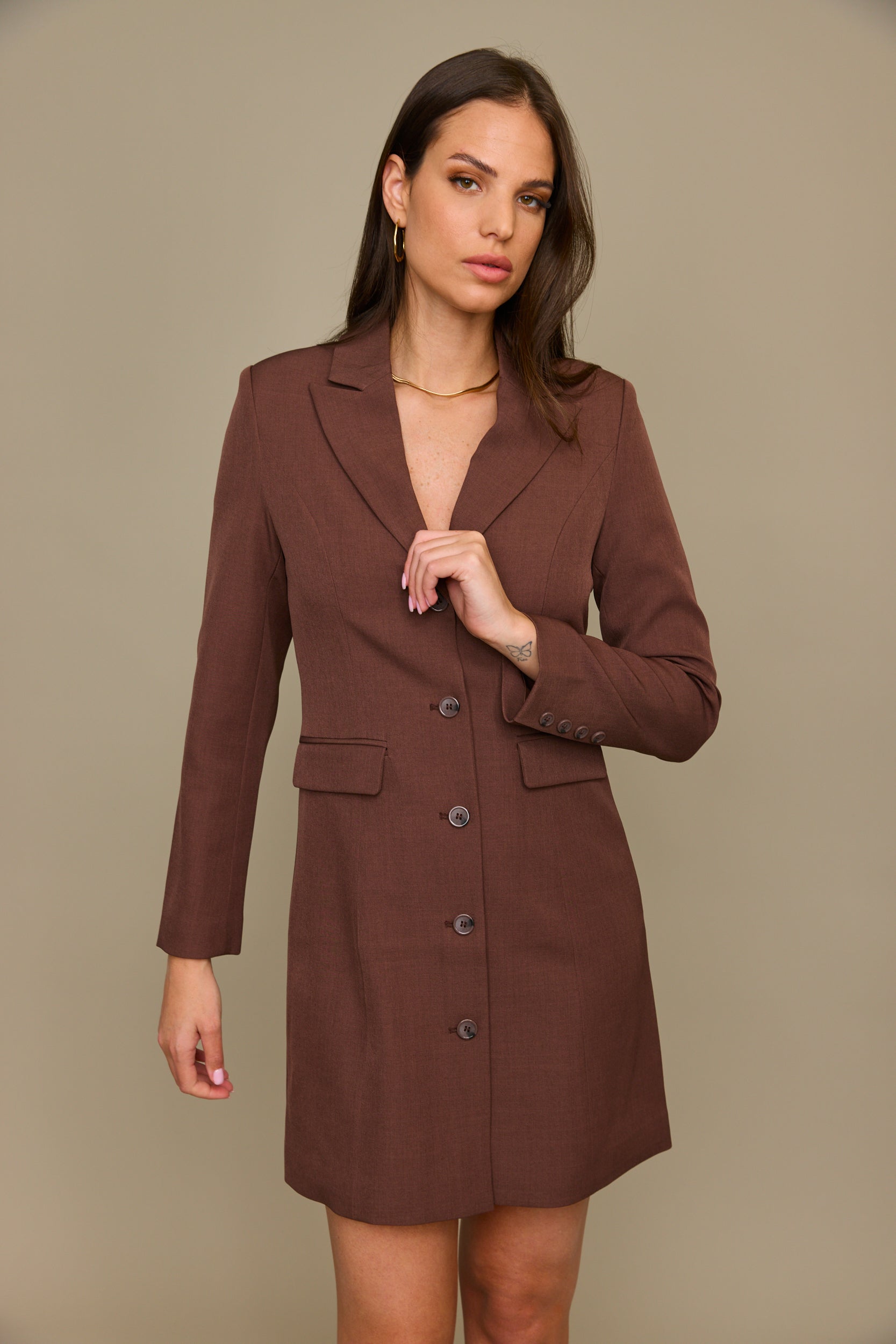 שמל ת גקט כפתורים