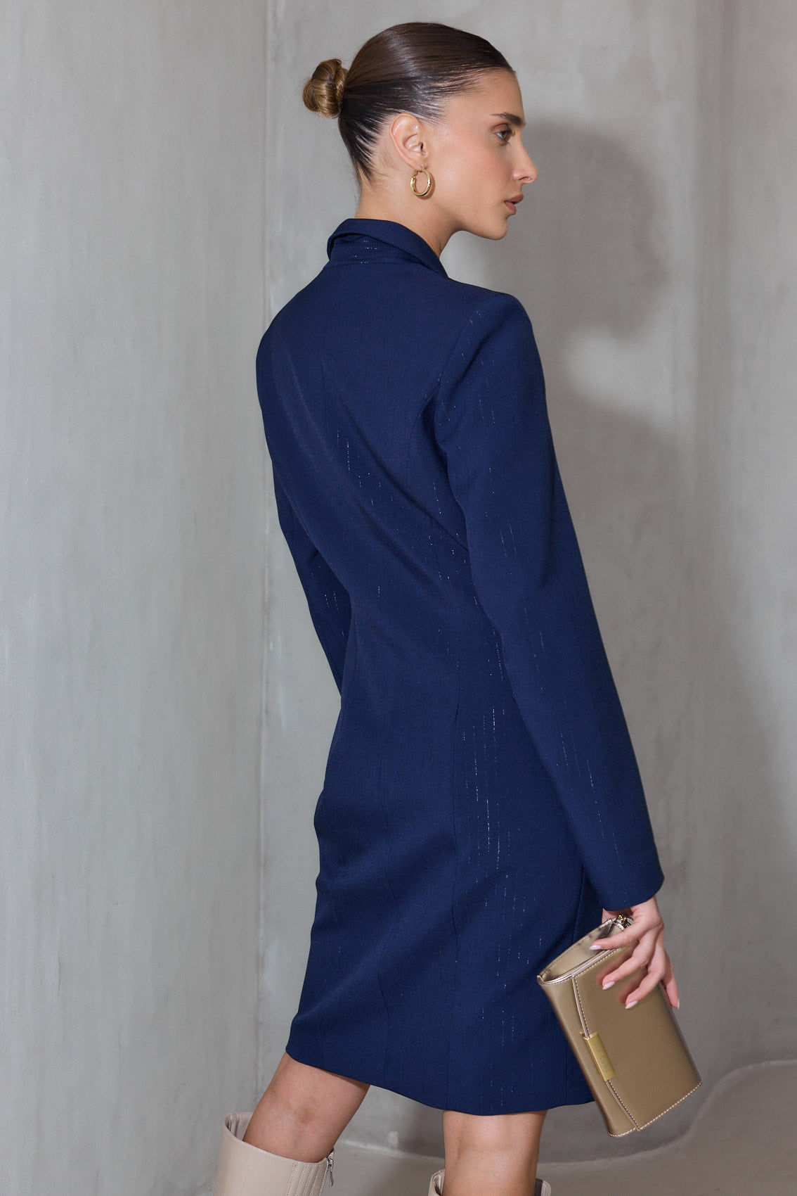 שמלה מחוייטת פסי לורקס