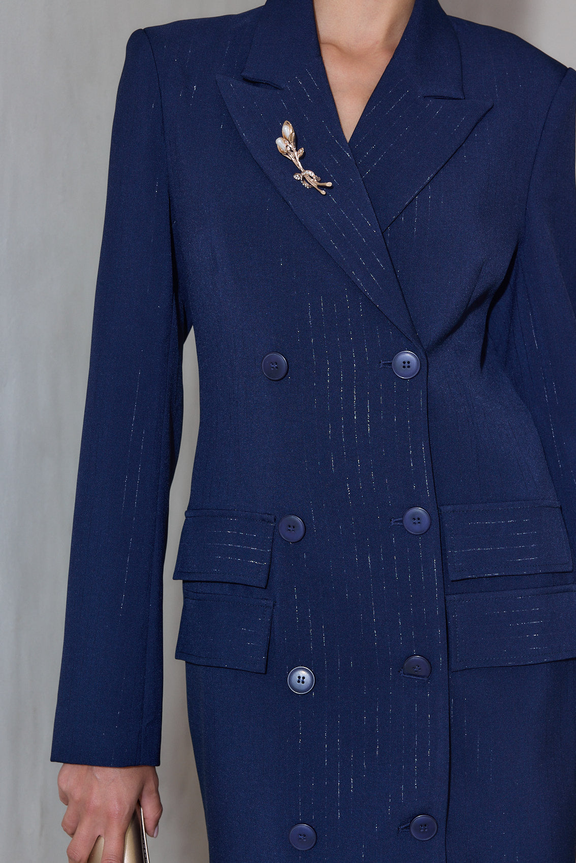 שמלה מחוייטת פסי לורקס