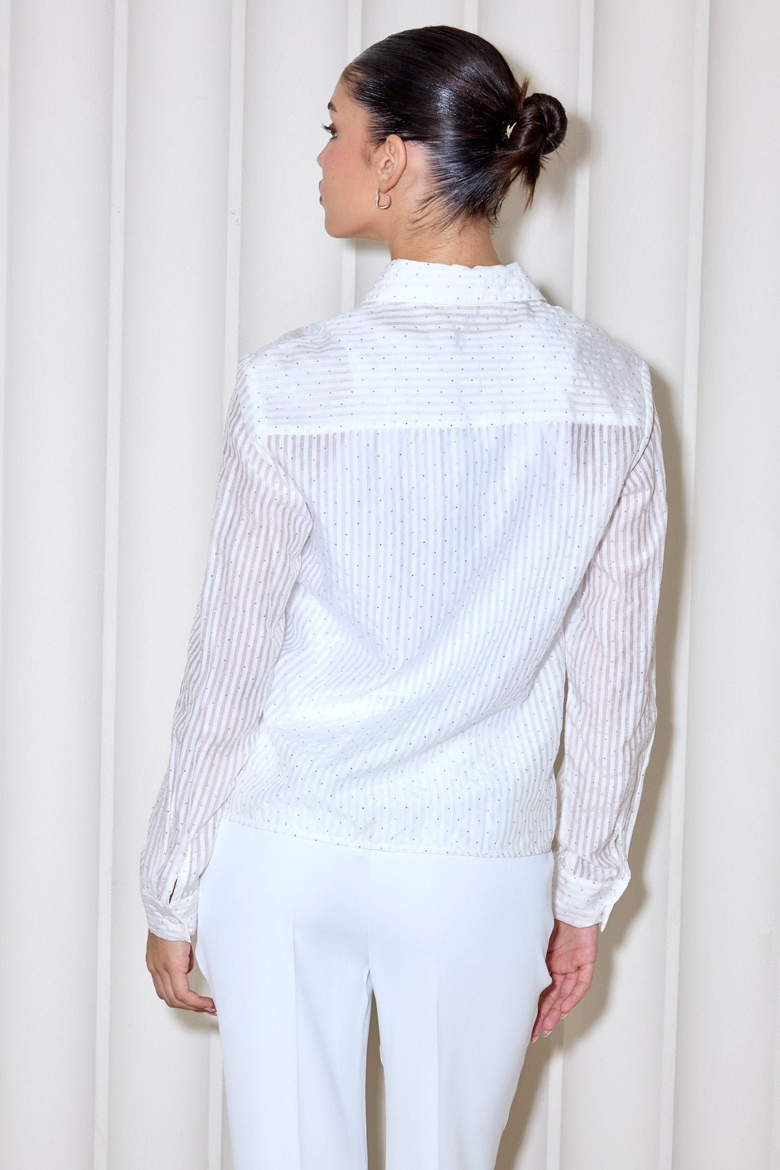 חולצת פסים עם יהלומים