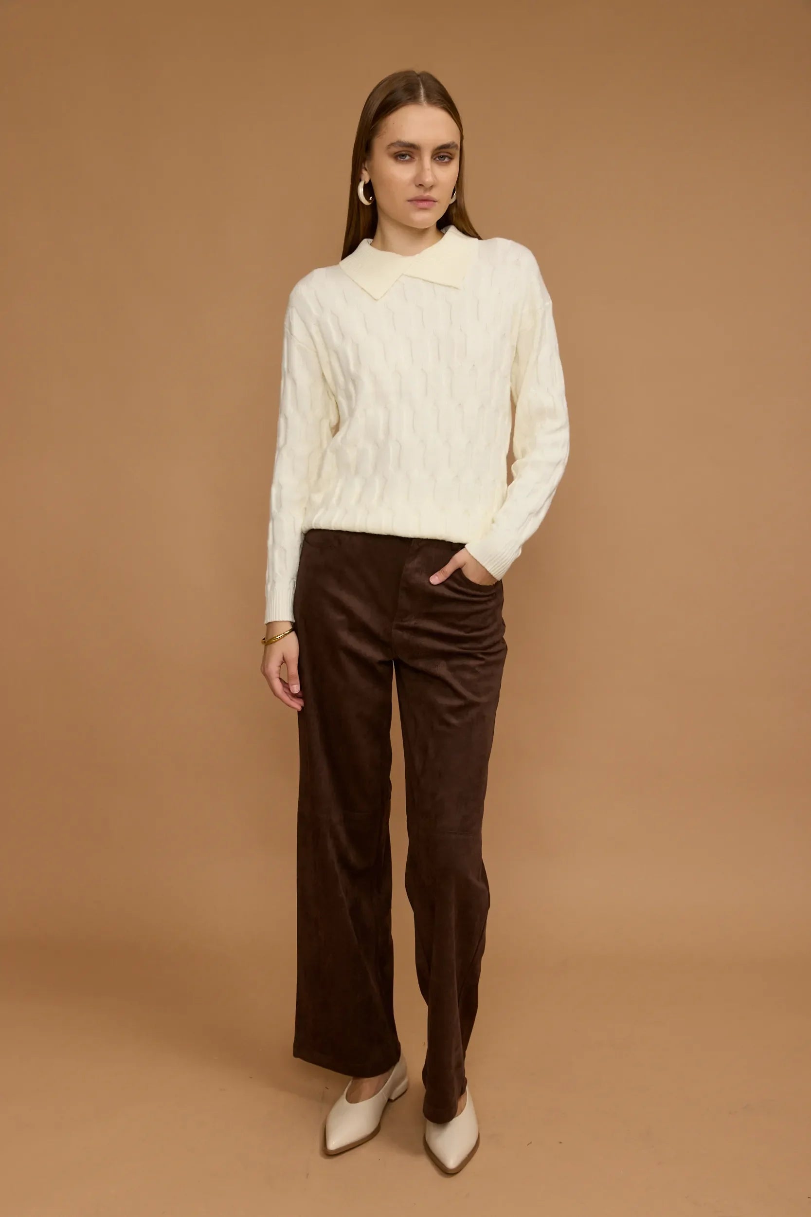 סריג צווארון רפלס