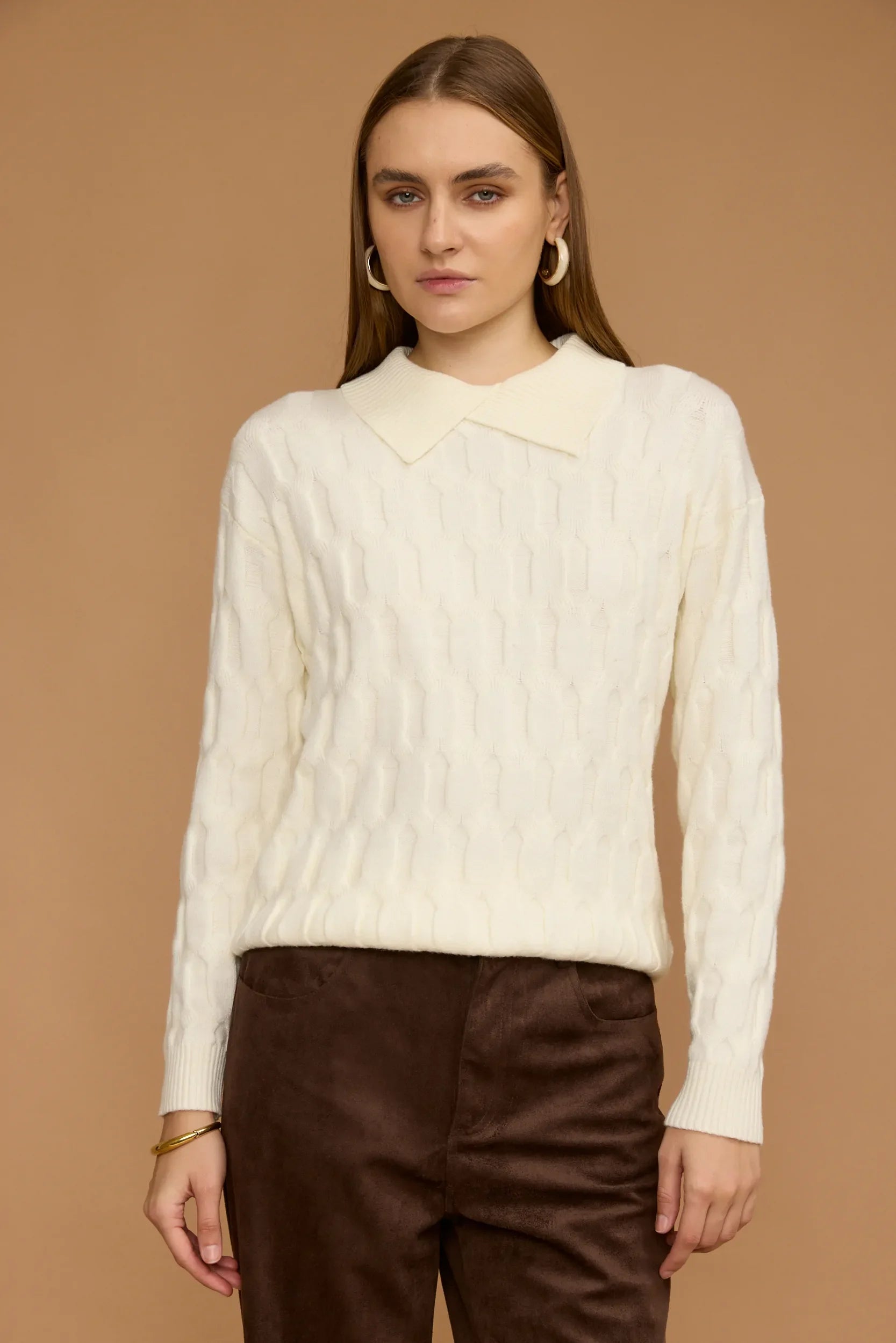 סריג צווארון רפלס