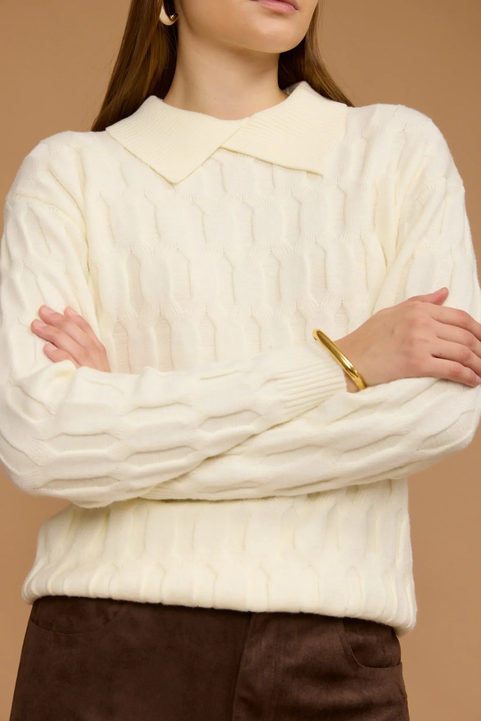 סריג צווארון רפלס