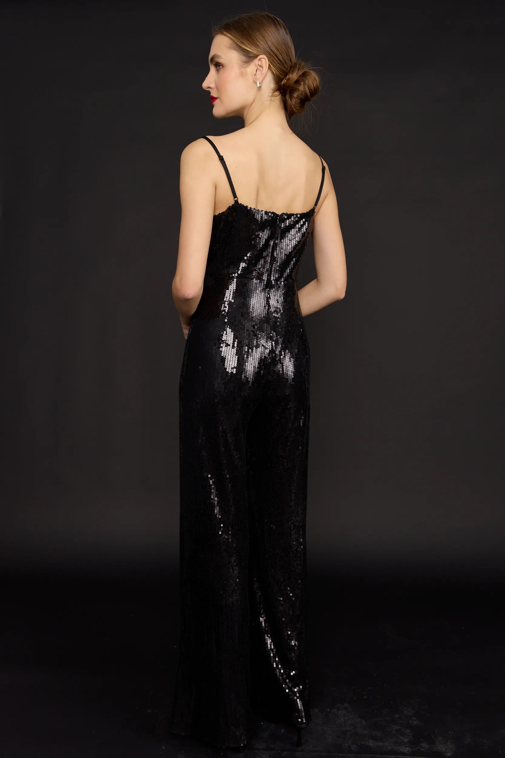 אוברול פייטים כתפיה דקה