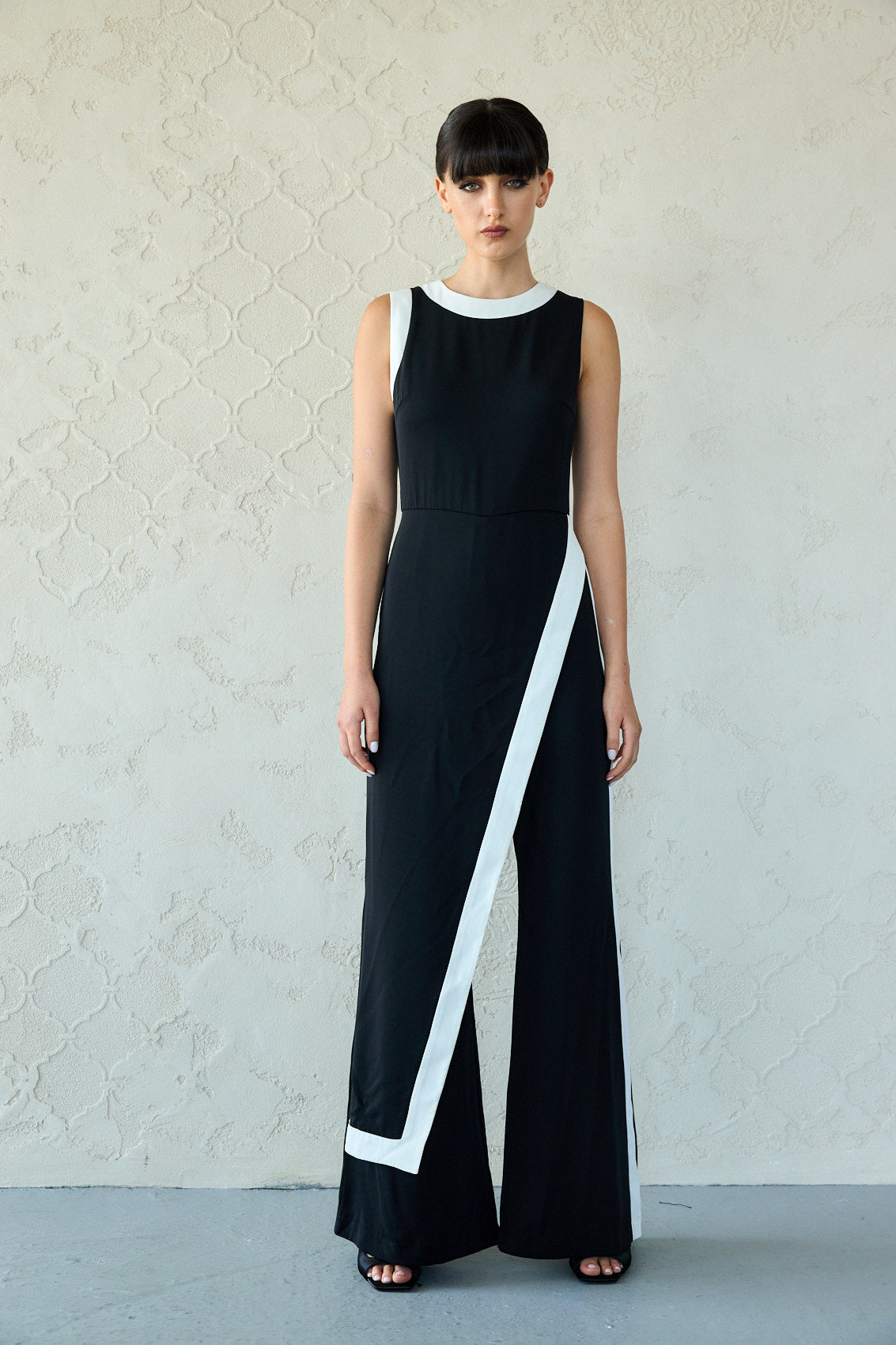 אוברול אסימטרי שילוב