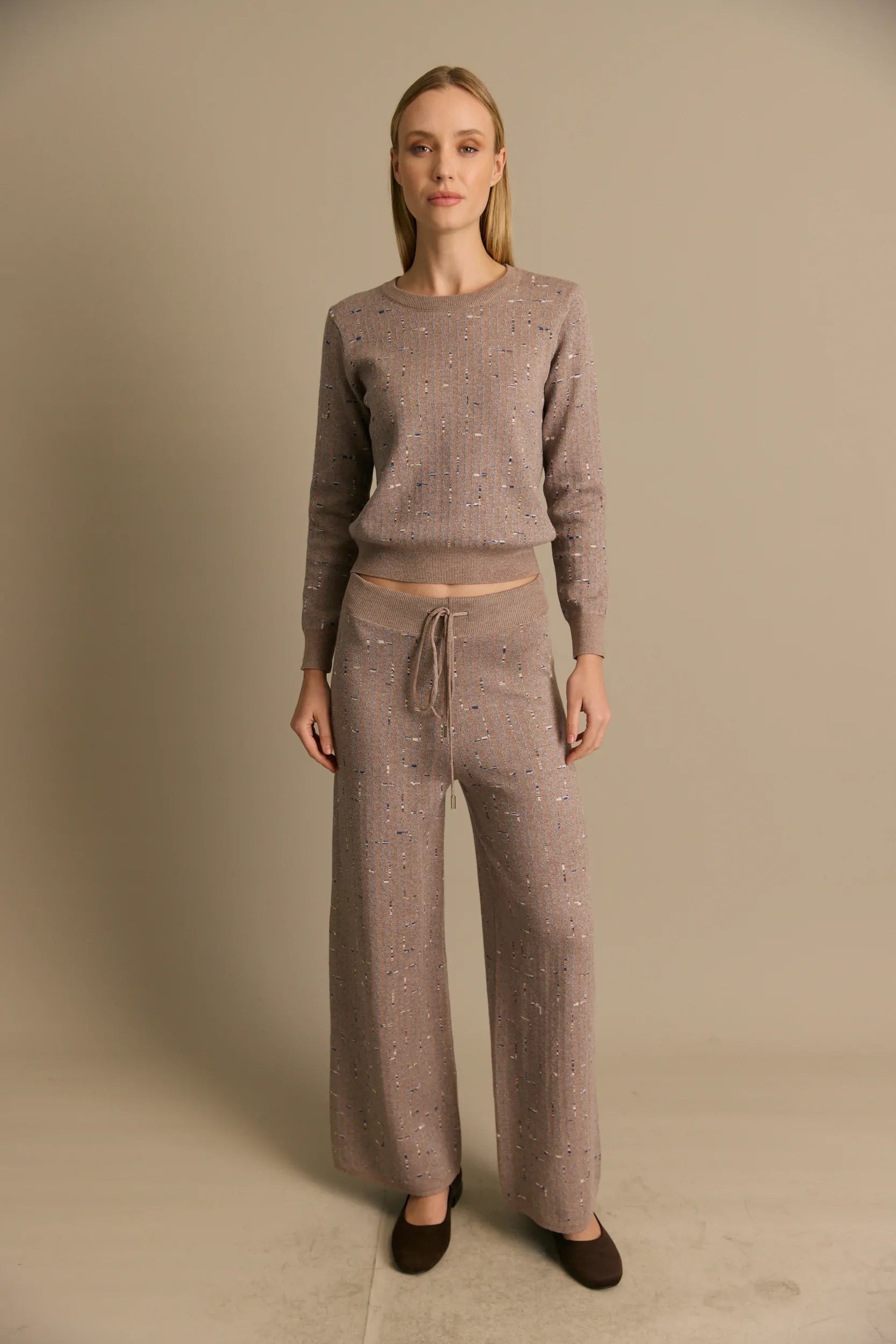 מכנסיים סריג ז'אקרד לורקס