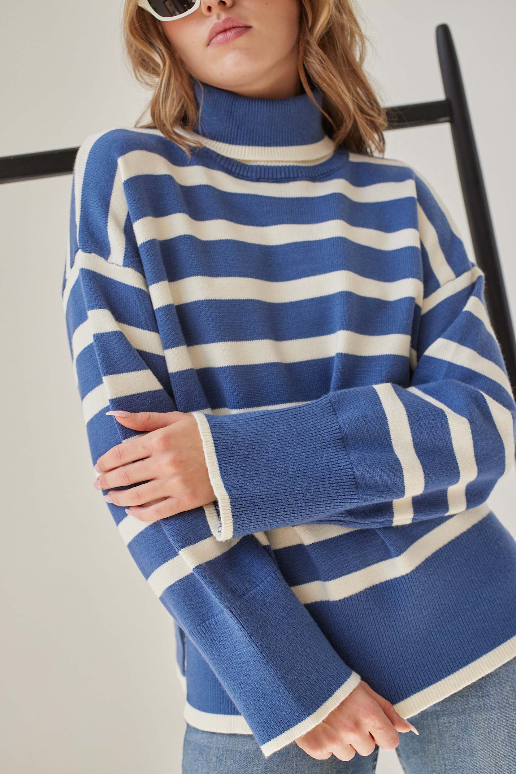 סריג גולף פסים