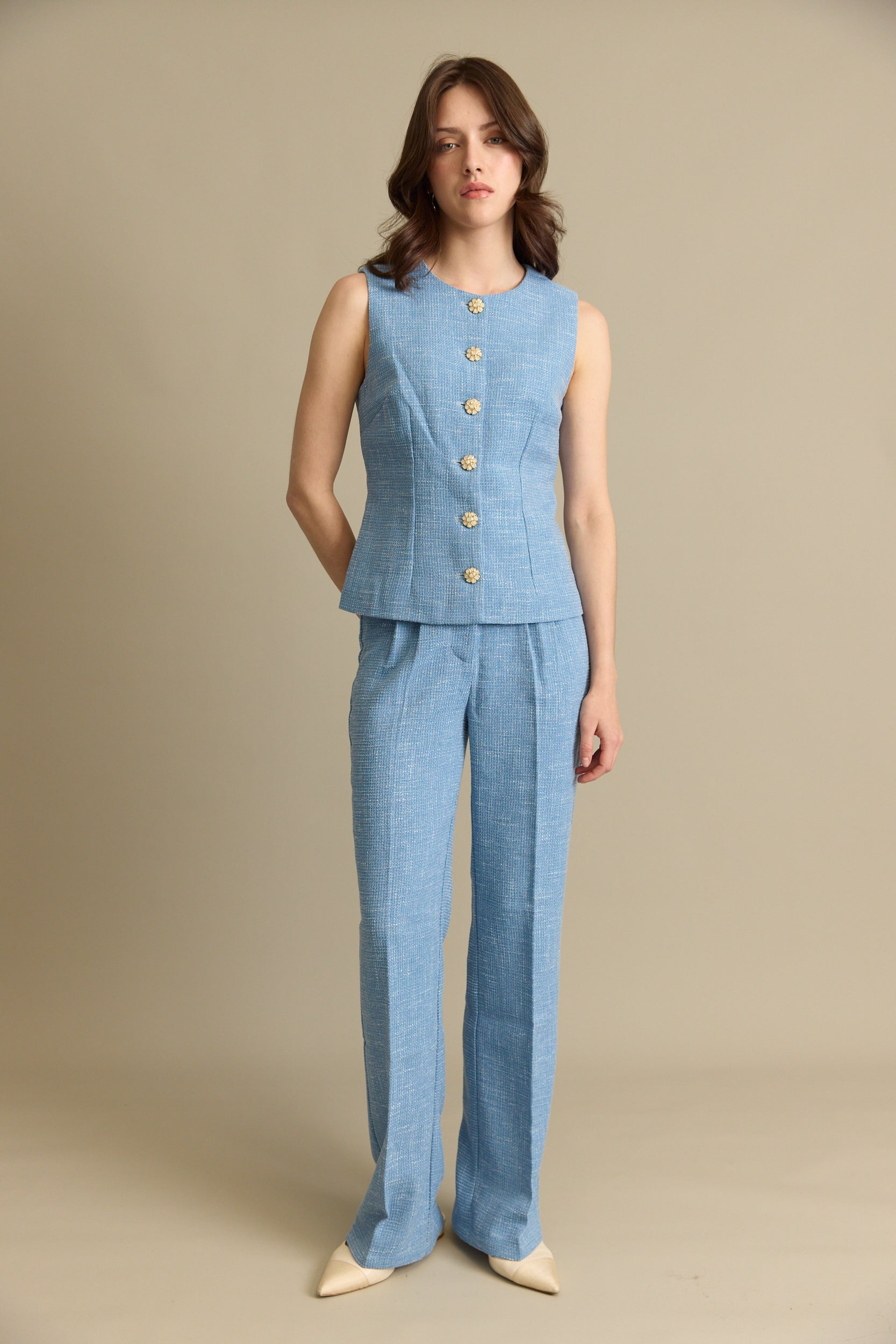 מכנסיים אלכס מחויט ארוך