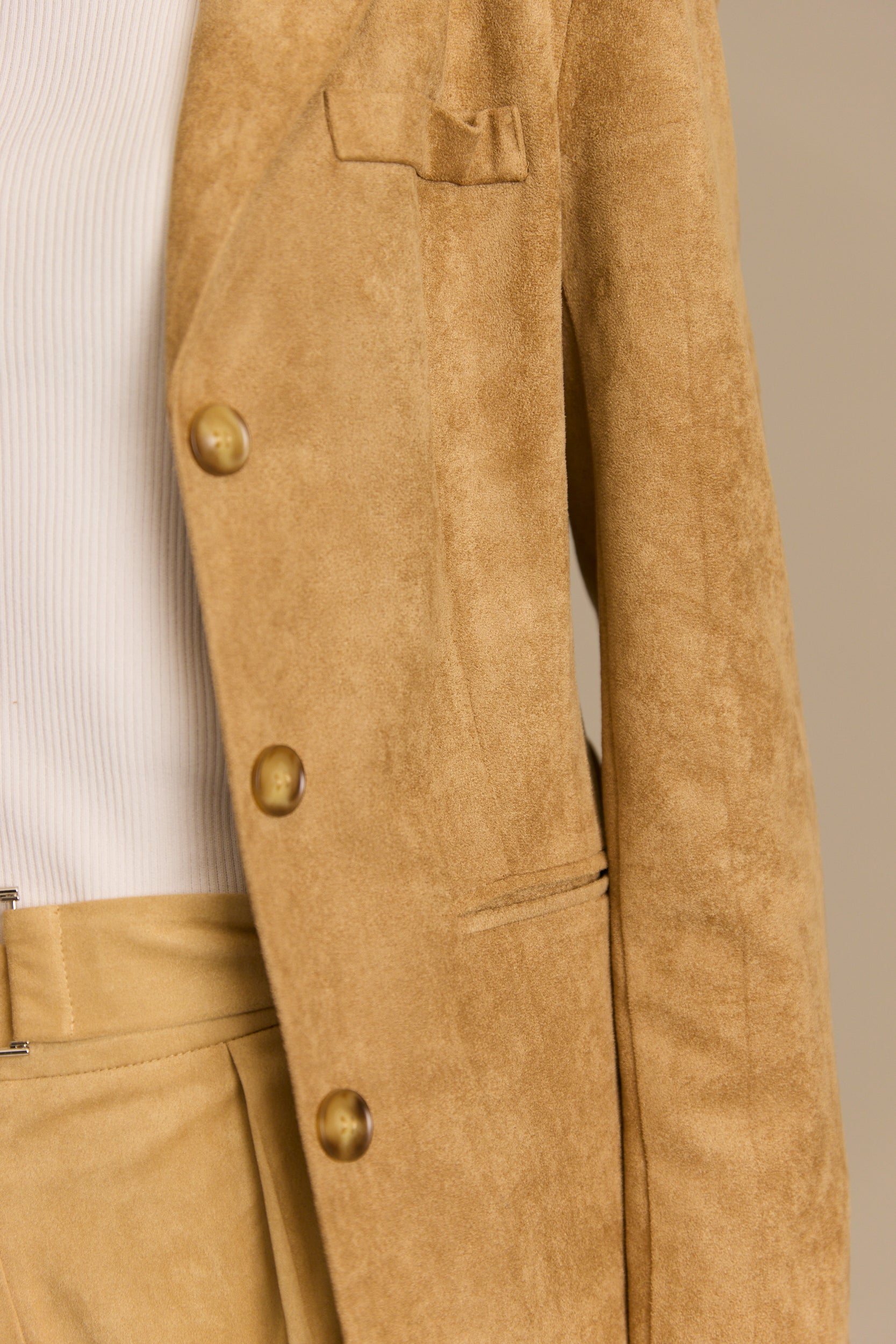 ג'קט טרנץ קצר זמש