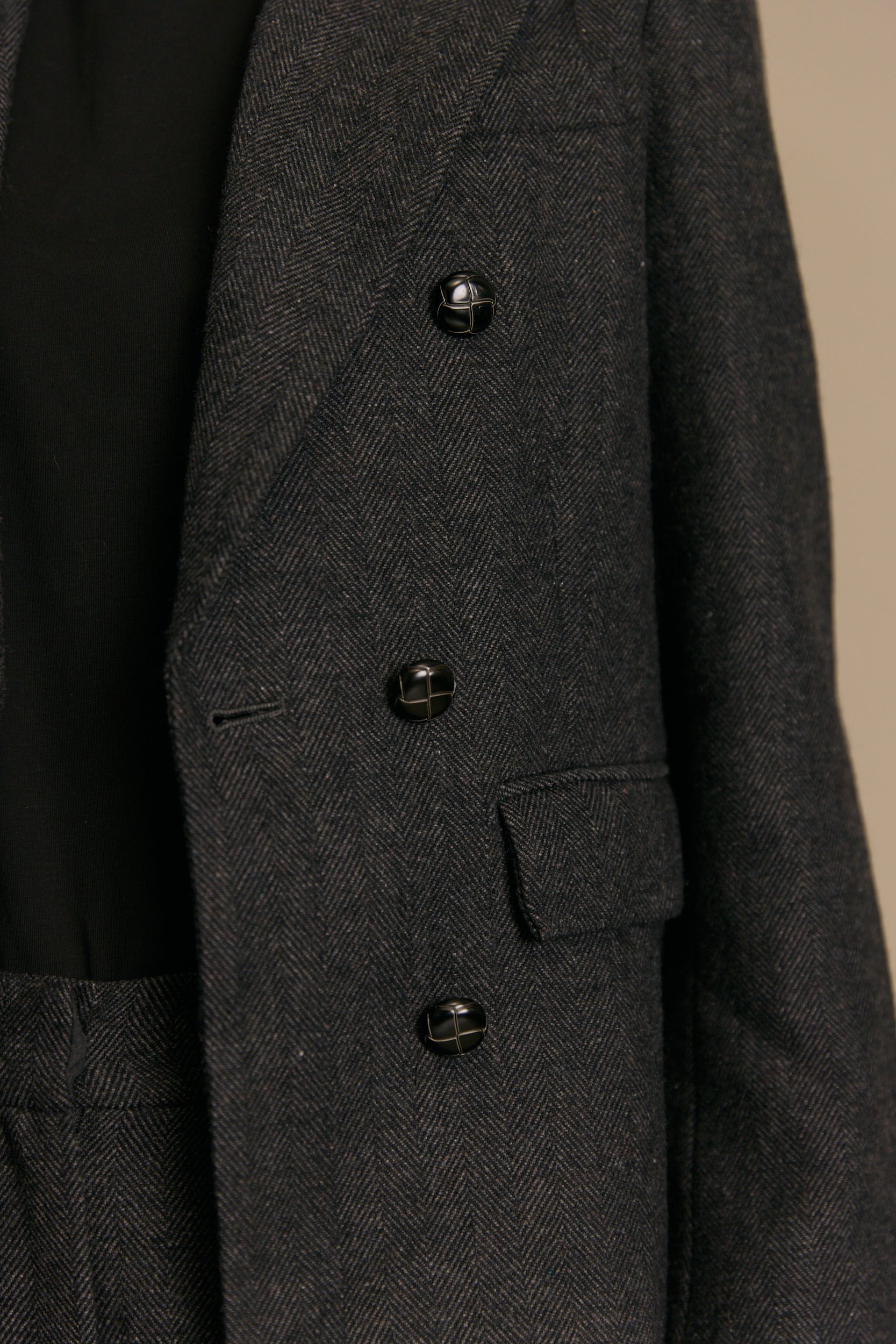 ג'קט מחוייט 6 כפתורים