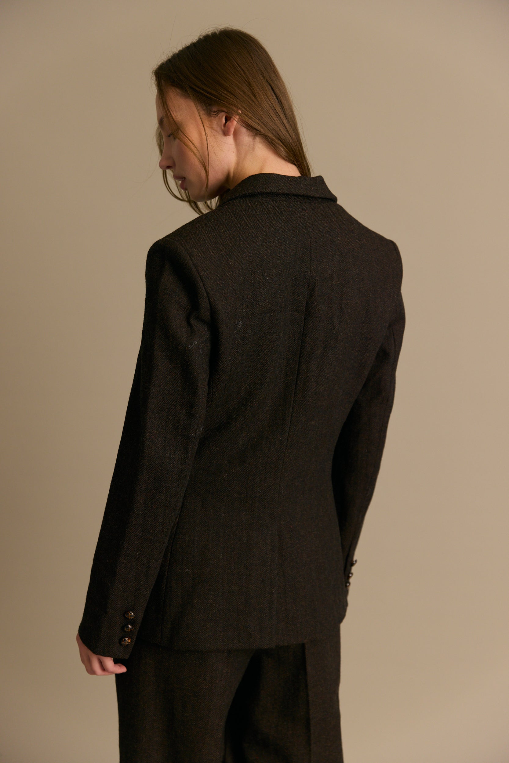 ג'קט מחוייט 6 כפתורים