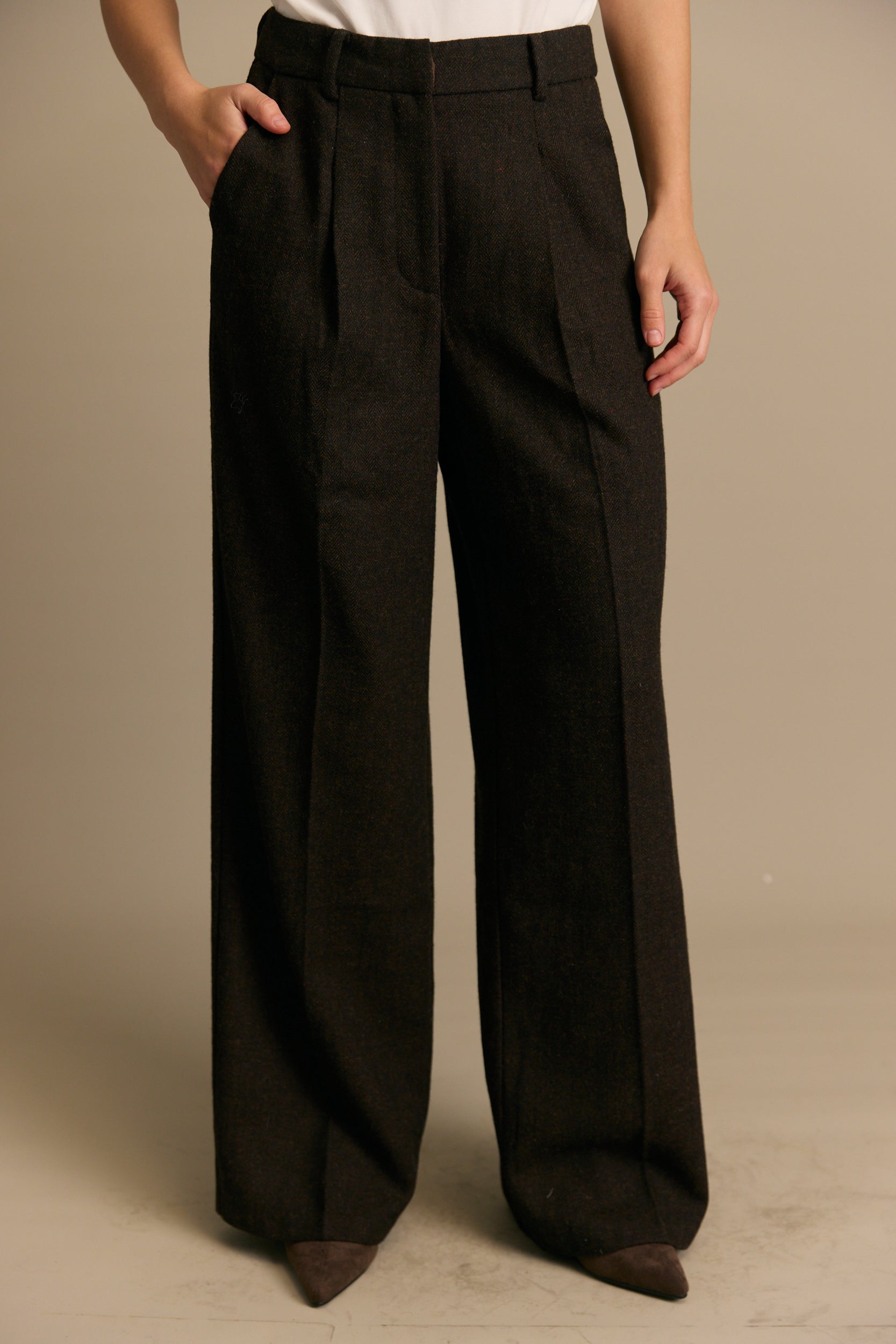 מכנס מחוייט רחב