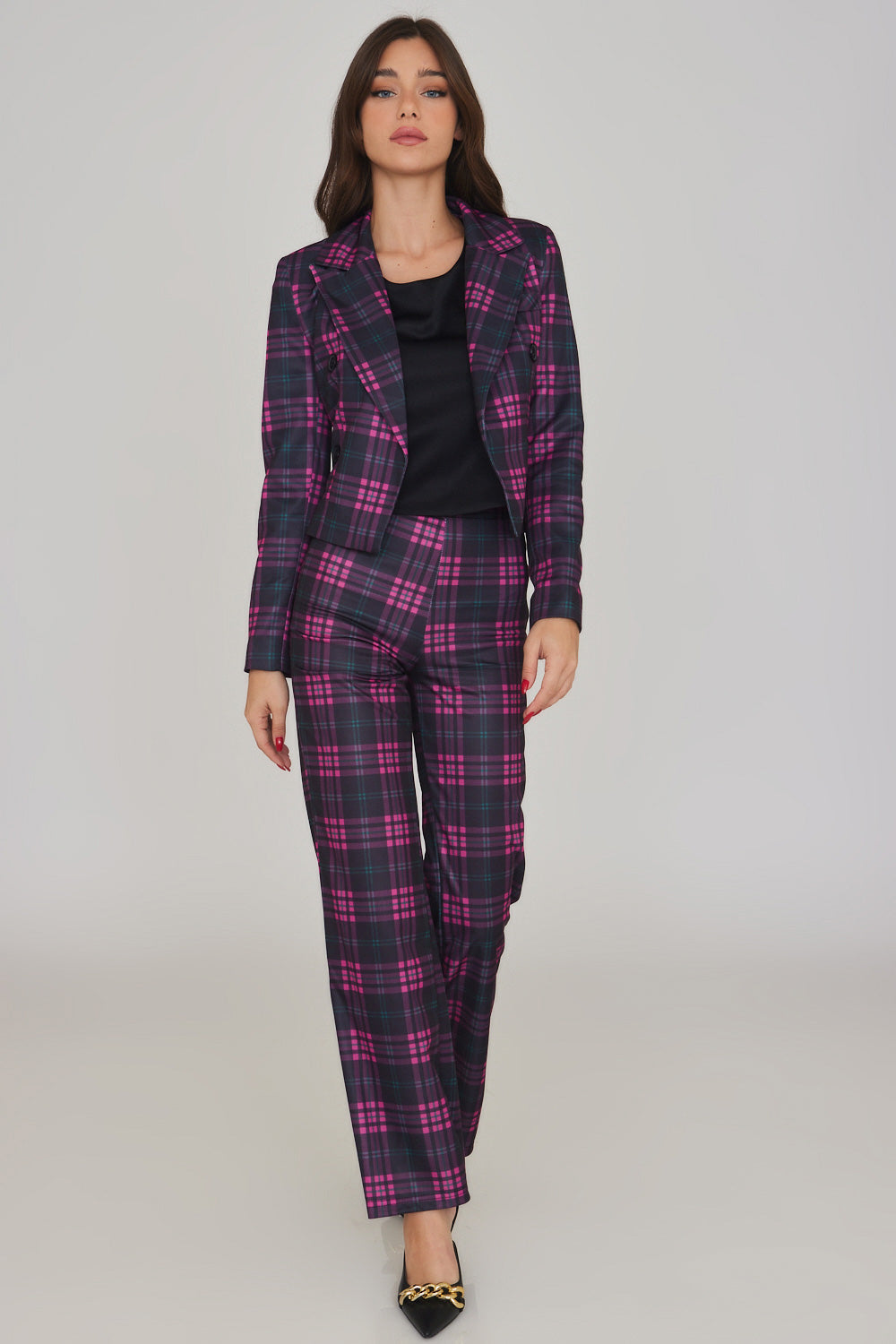 ז'קט משבצות