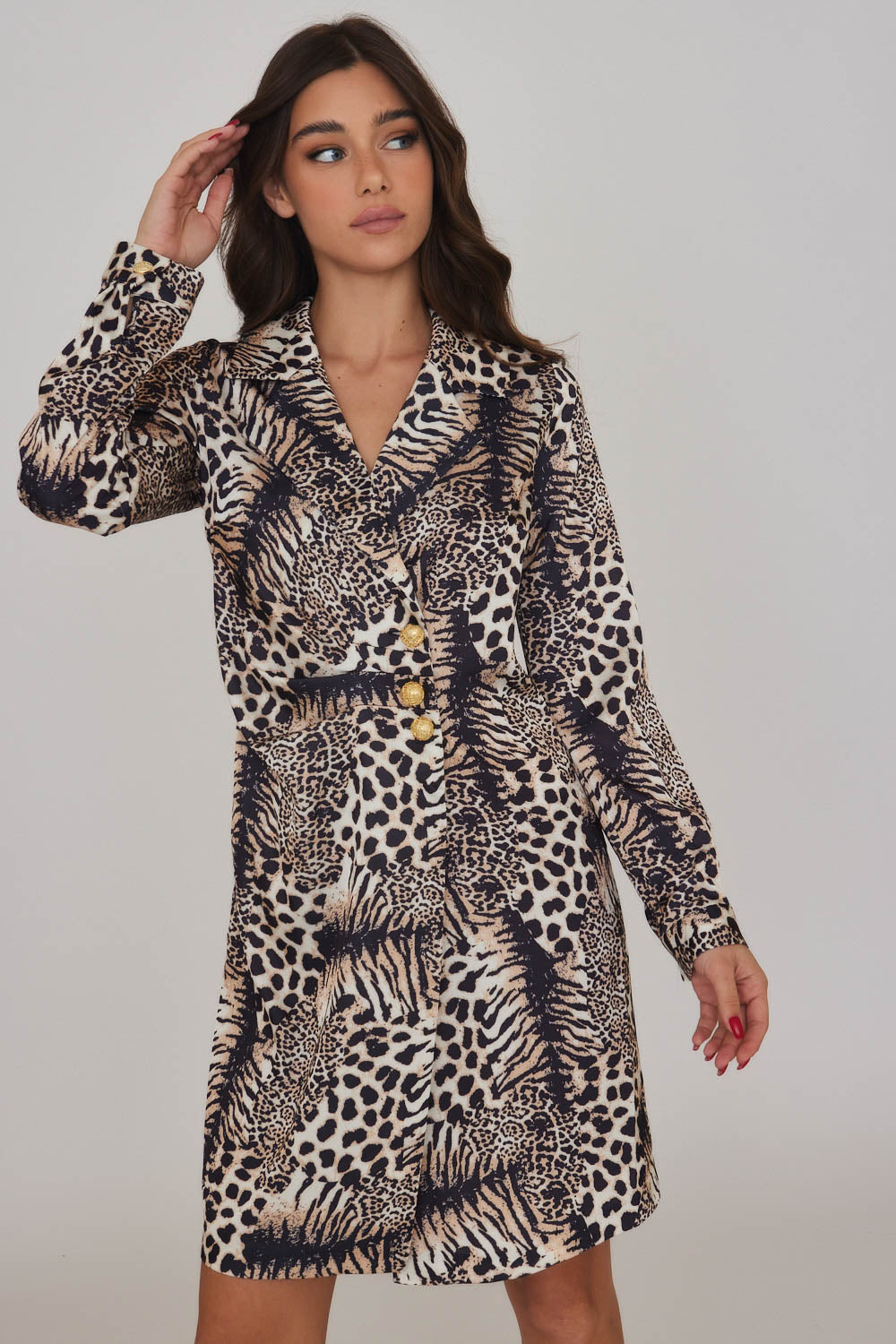 שמלה מנומרת