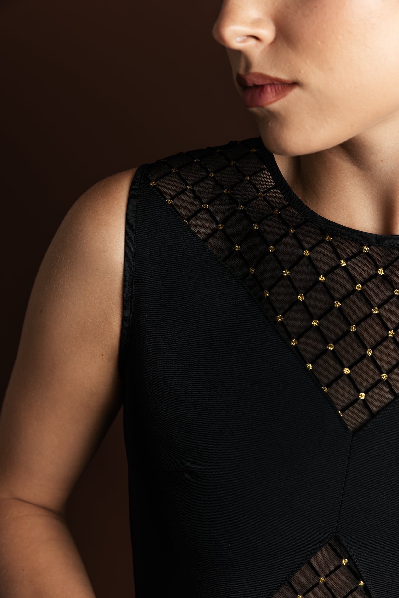 אוברול בד רשת מעויינים