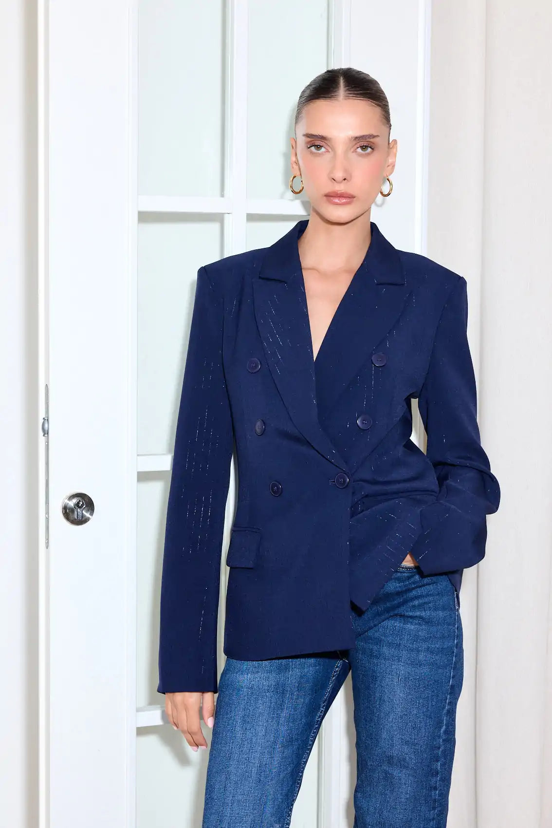 בלייזר כפתרה כפולה לורקס