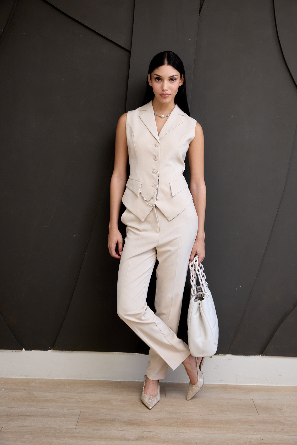 מכנסיים מחויטים פס לורקס