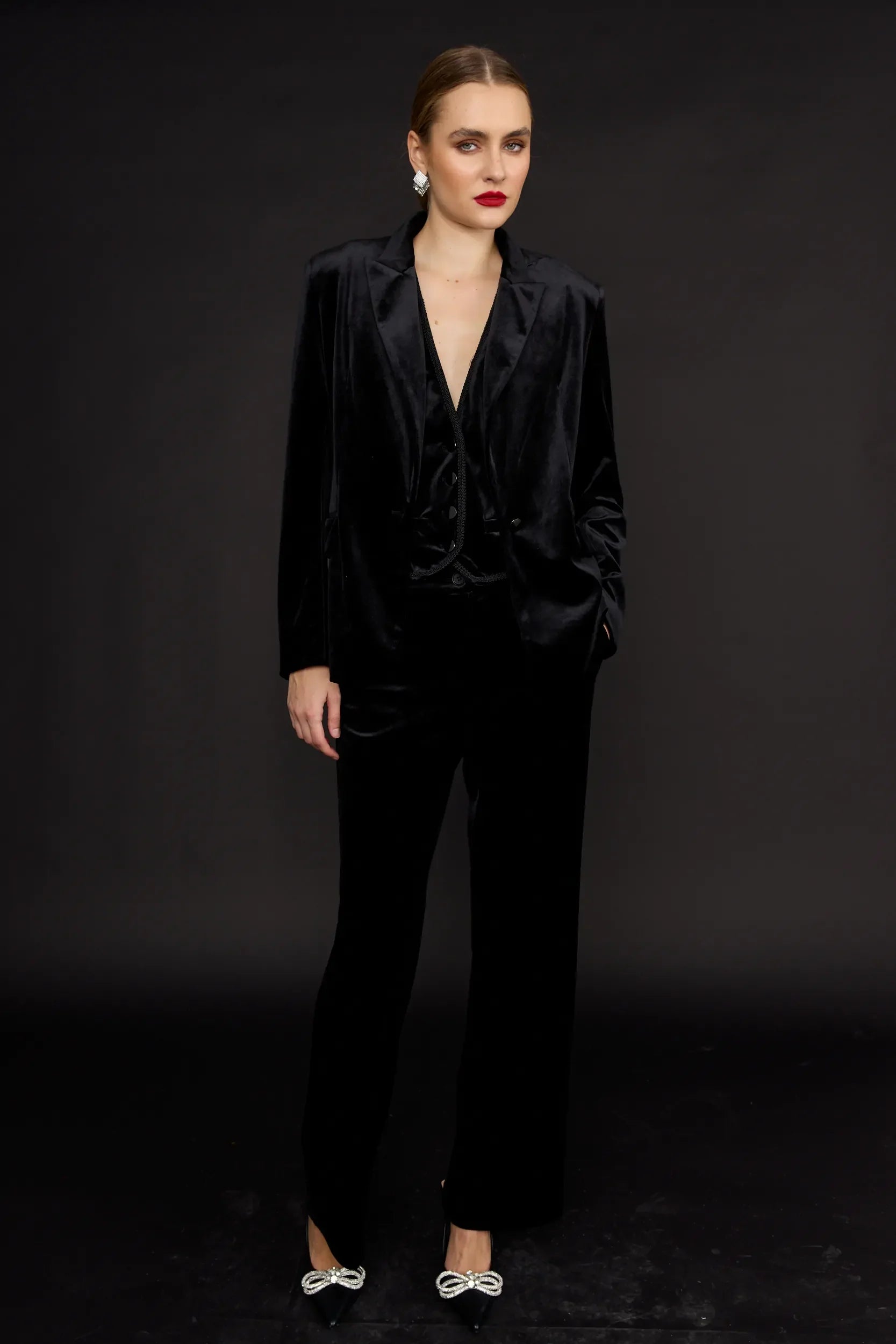 בליזר צווארון קטיפה