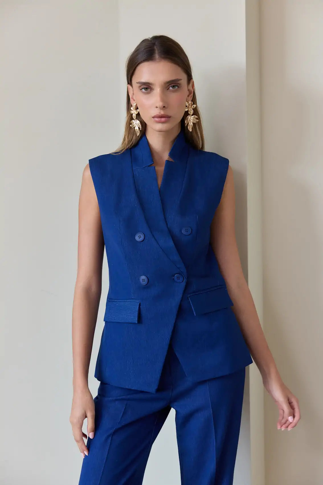 ווסט ג'ינס כפתרה כפולה