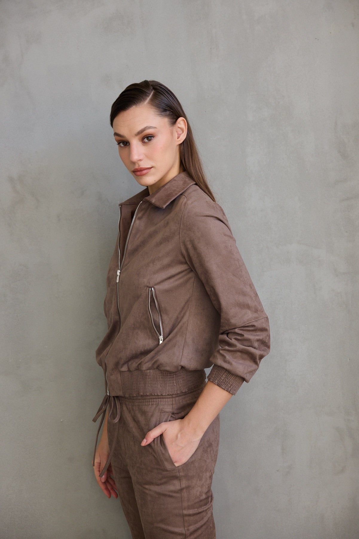 ז'קט סווד רוכסן