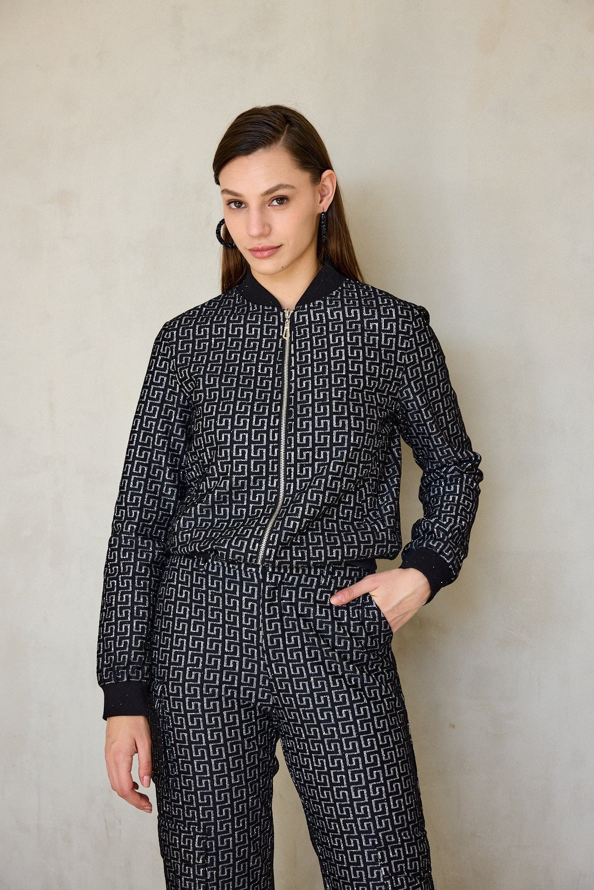 ז'קט ג'רזי בדוגמת לורקס