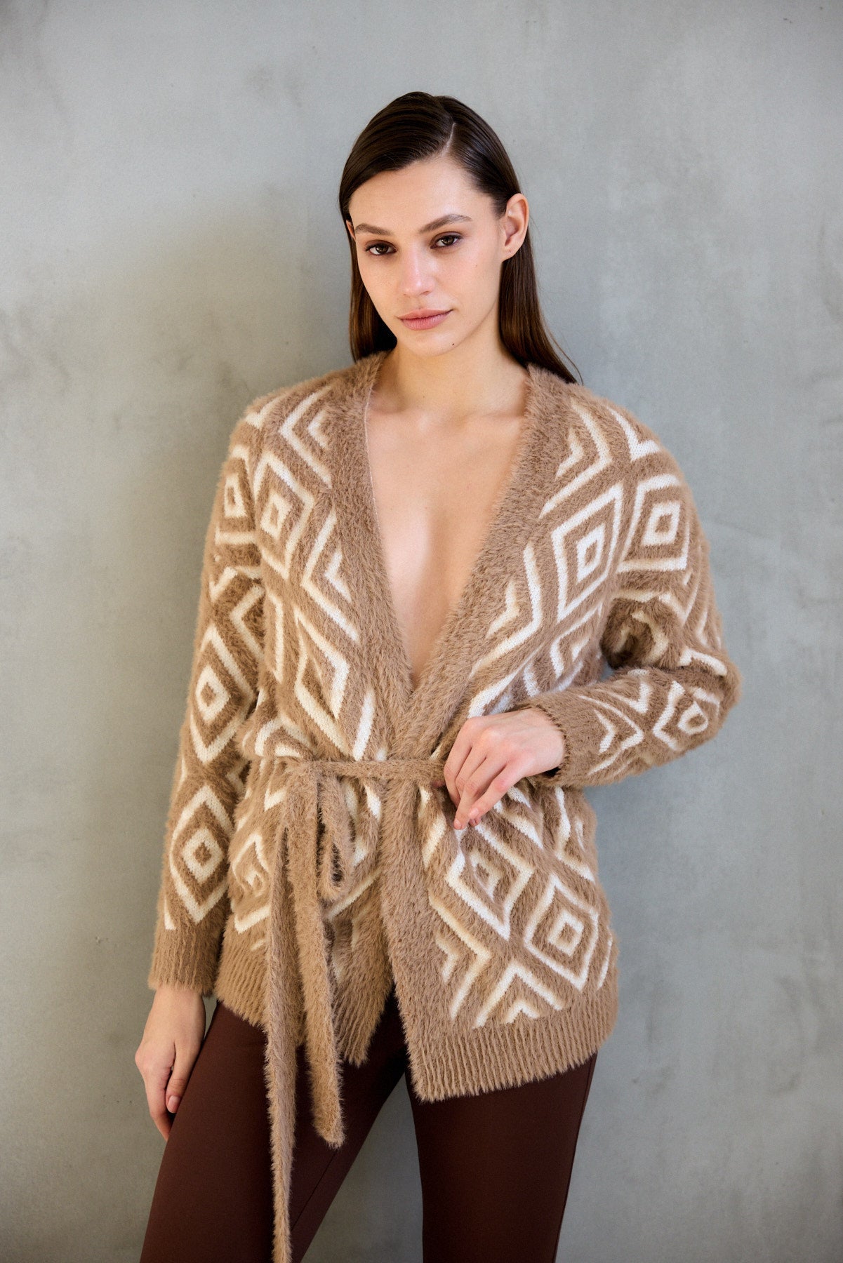 קרדיגן פרוותי גיאומטרי