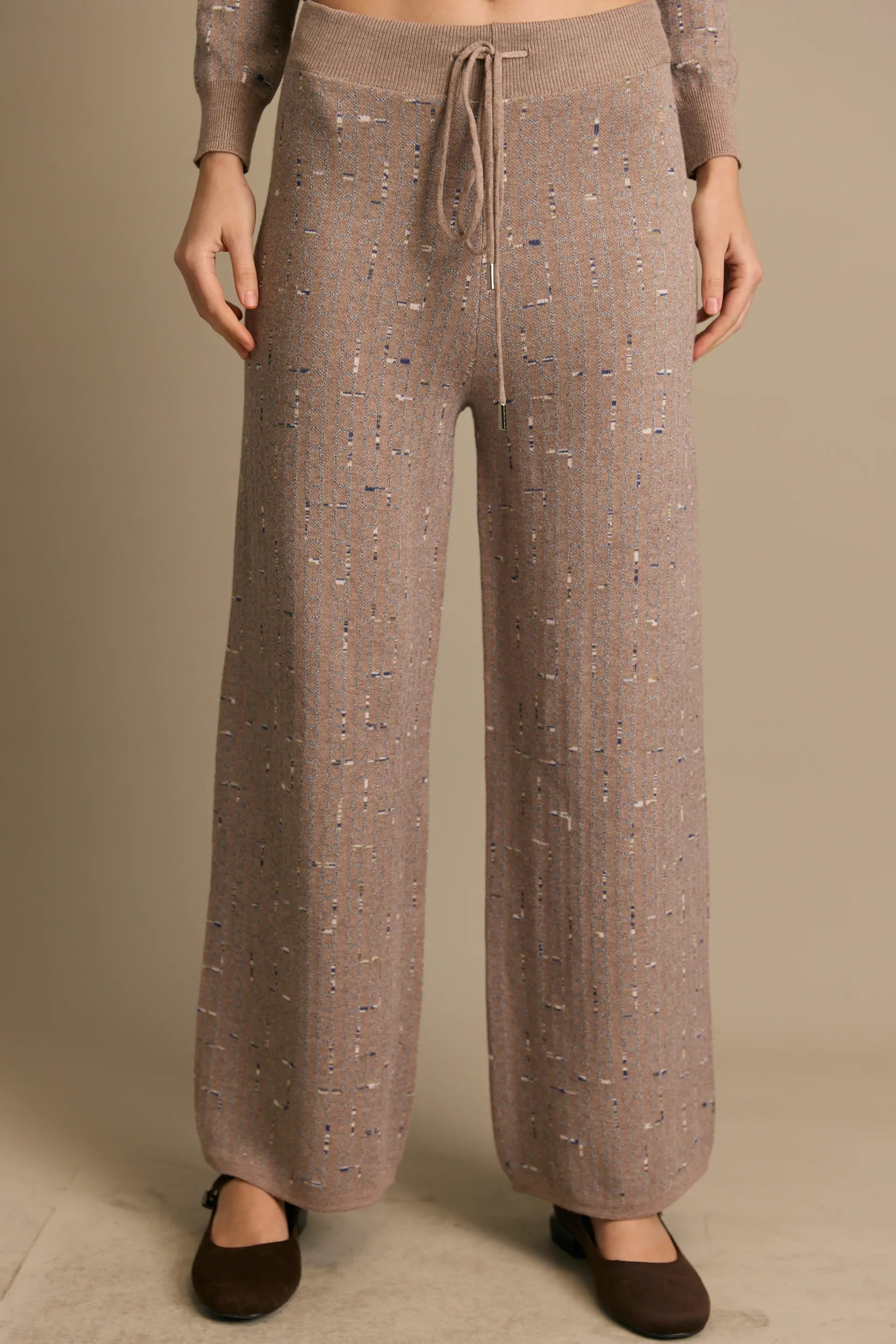 מכנסיים סריג ז'אקרד לורקס