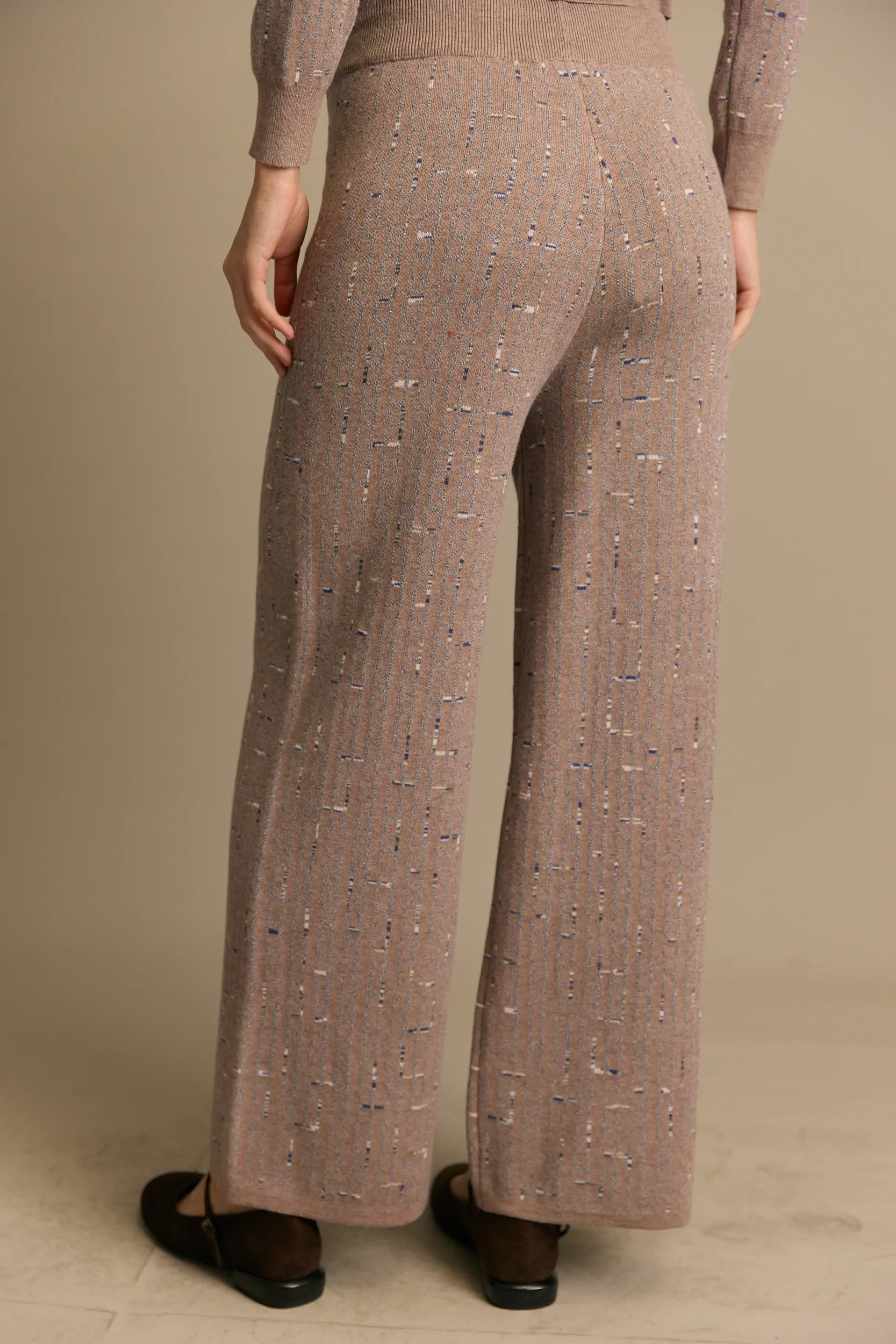 מכנסיים סריג ז'אקרד לורקס