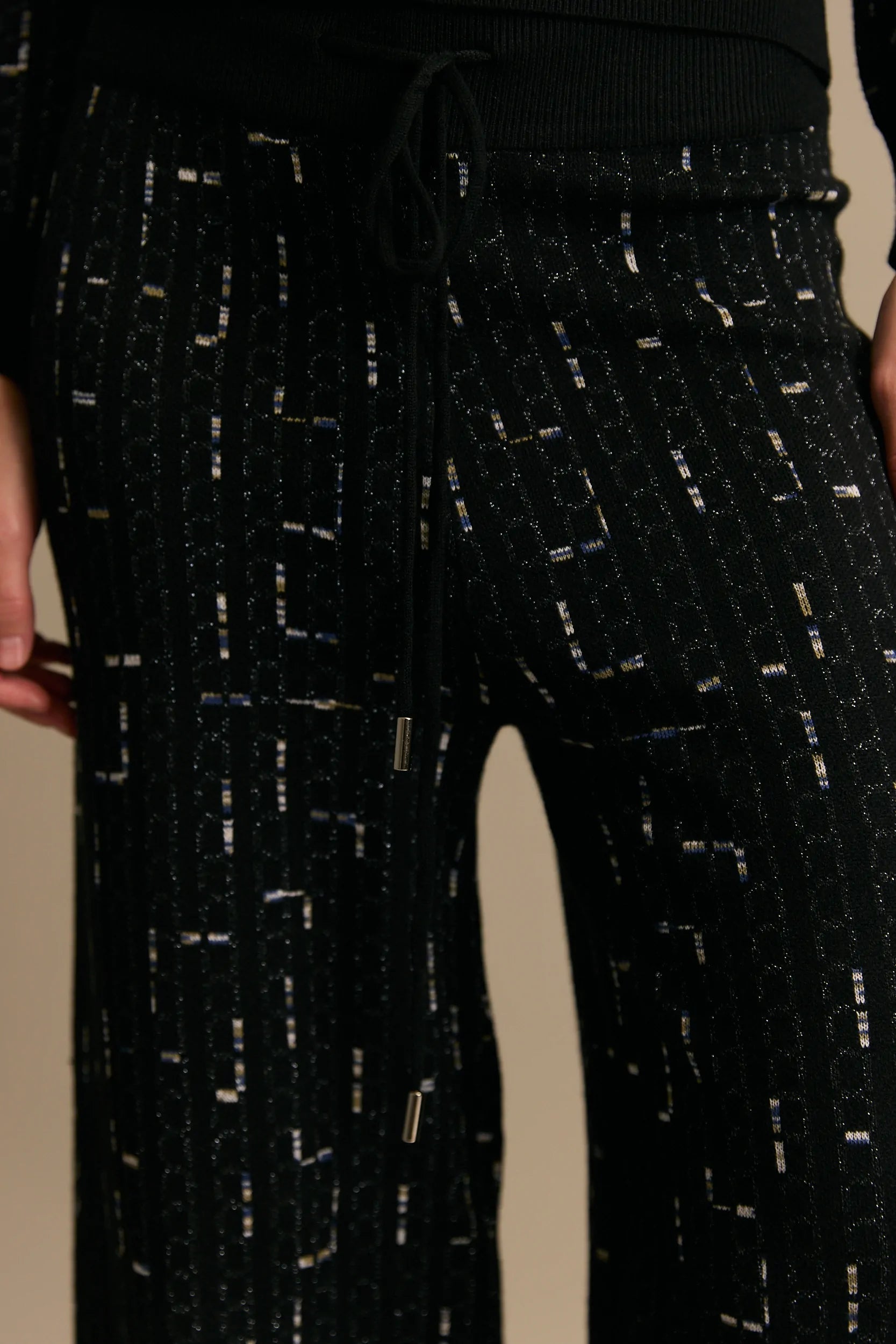 מכנסיים סריג ז'אקרד לורקס