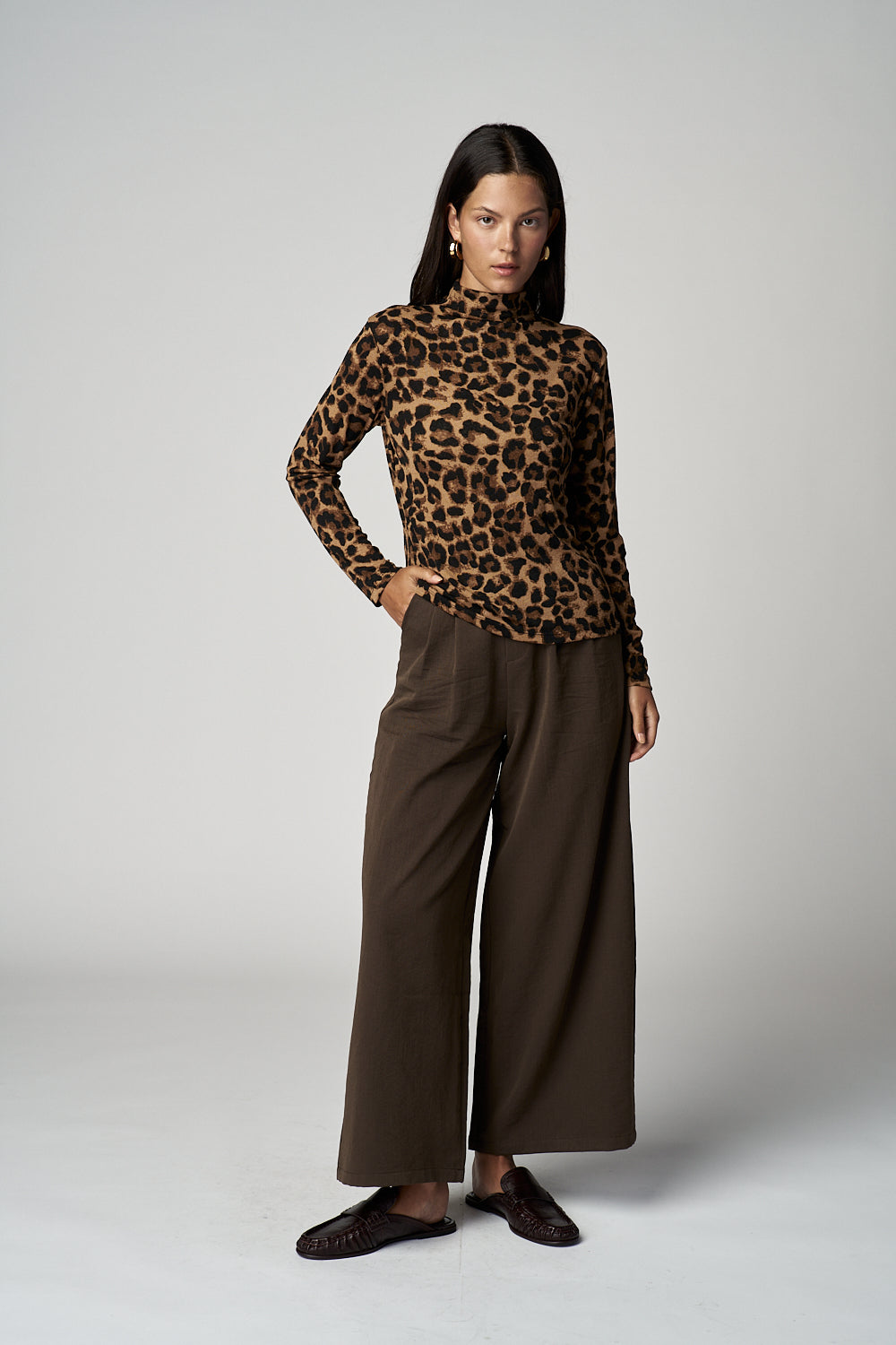 חולצת גולף leopard