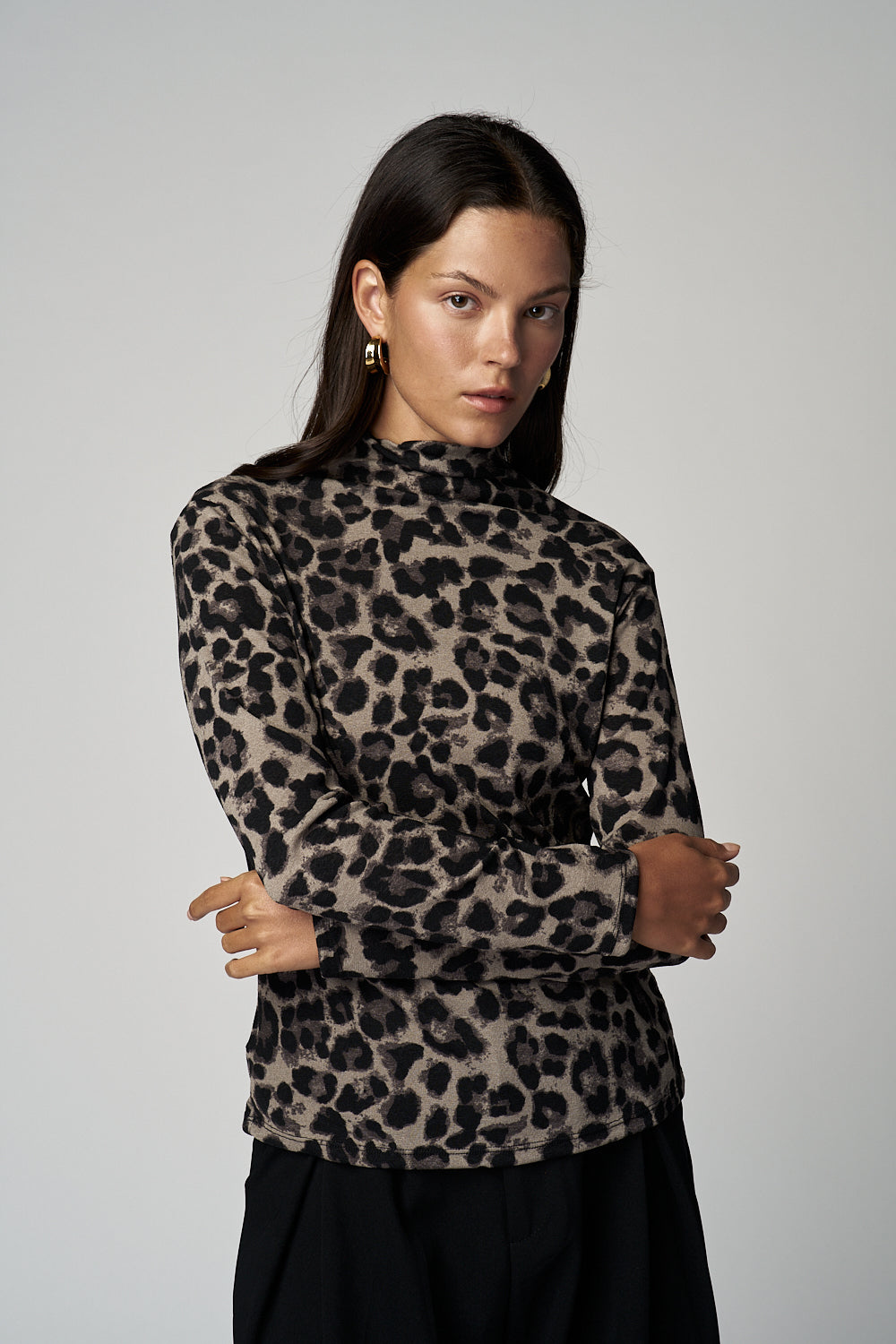 חולצת גולף leopard